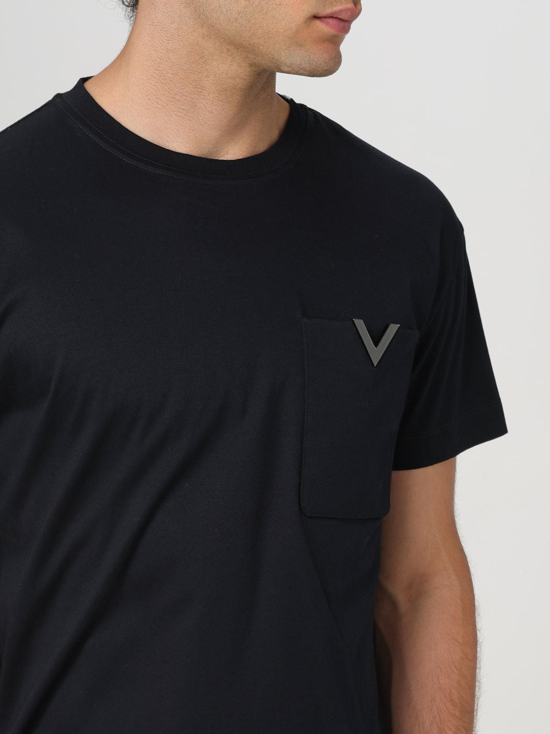 VALENTINO T-SHIRT: T-shirt men Valentino, Black - Img 5