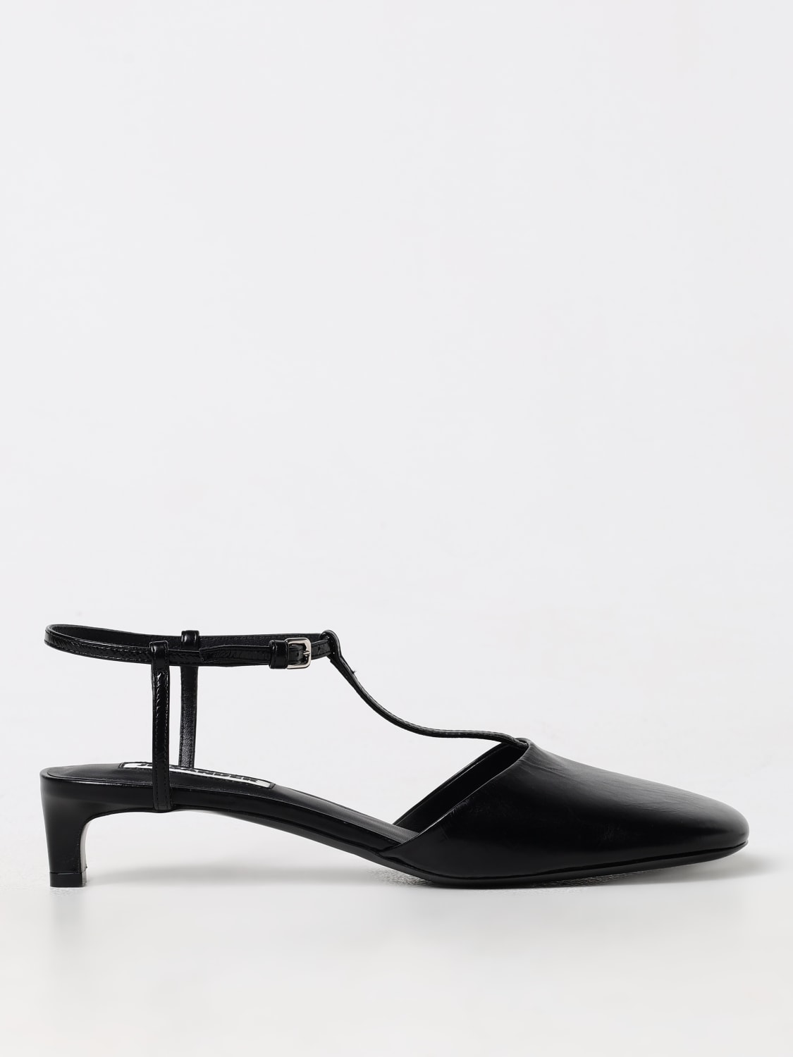 JIL SANDER PUMPS: Flat sandals woman Jil Sander, Black - Img 1