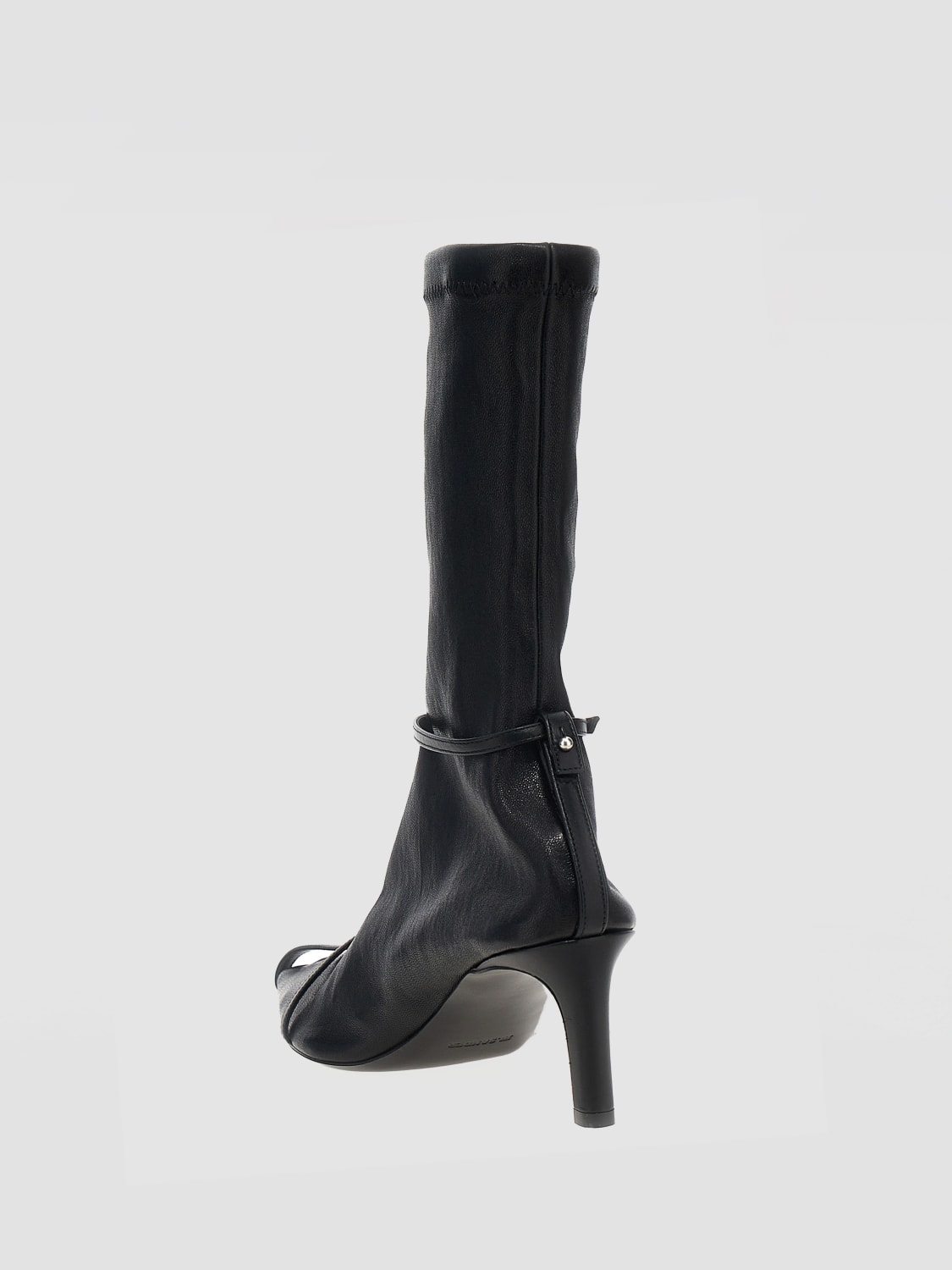 JIL SANDER FLAT ANKLE BOOTS: Shoes woman Jil Sander, Black - Img 3