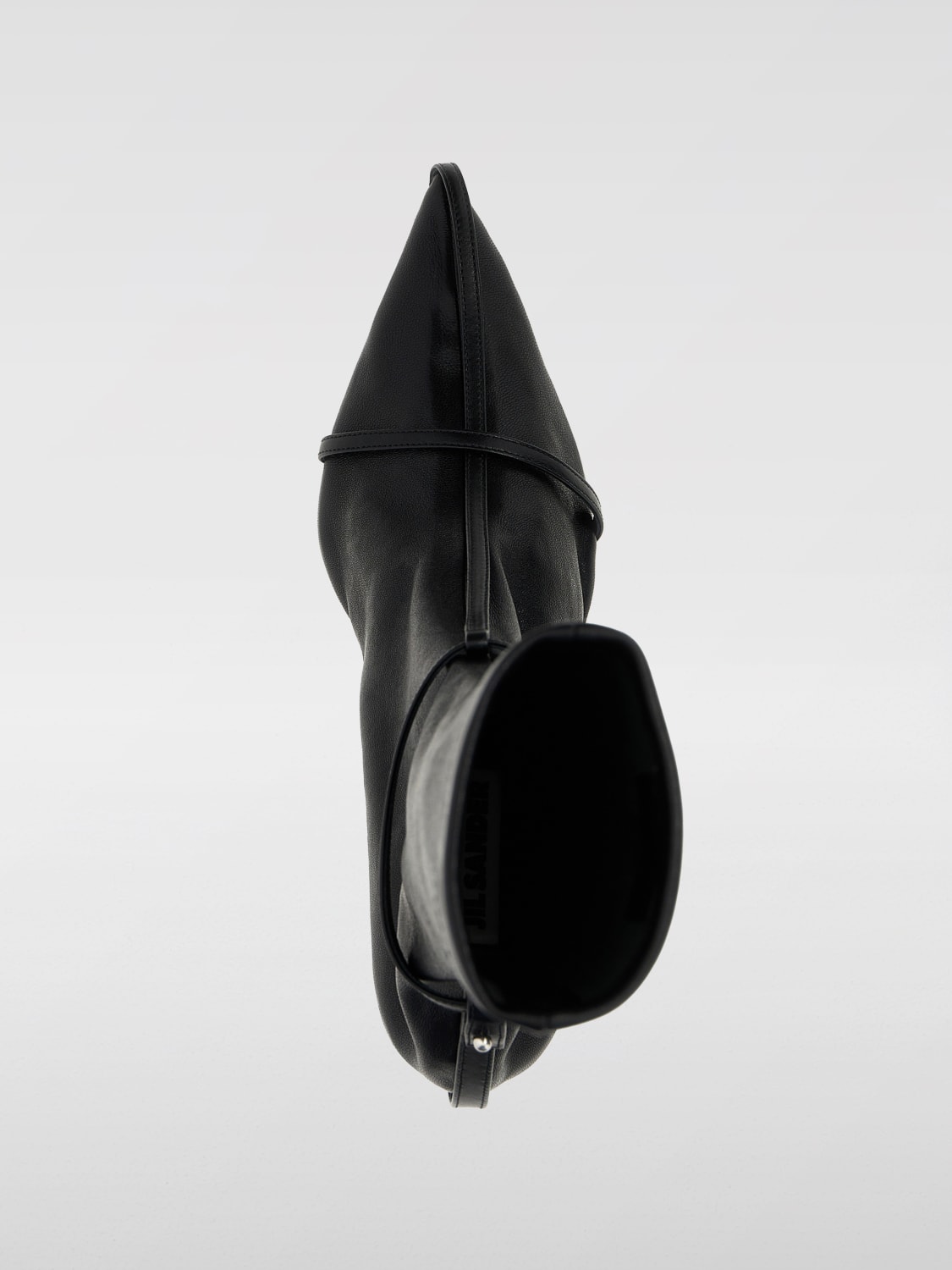 JIL SANDER FLAT ANKLE BOOTS: Shoes woman Jil Sander, Black - Img 4