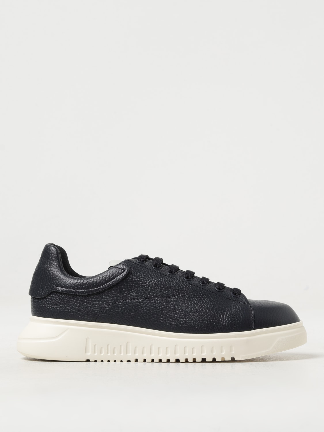 Giglio Sneakers Emporio Armani in pelle a grana