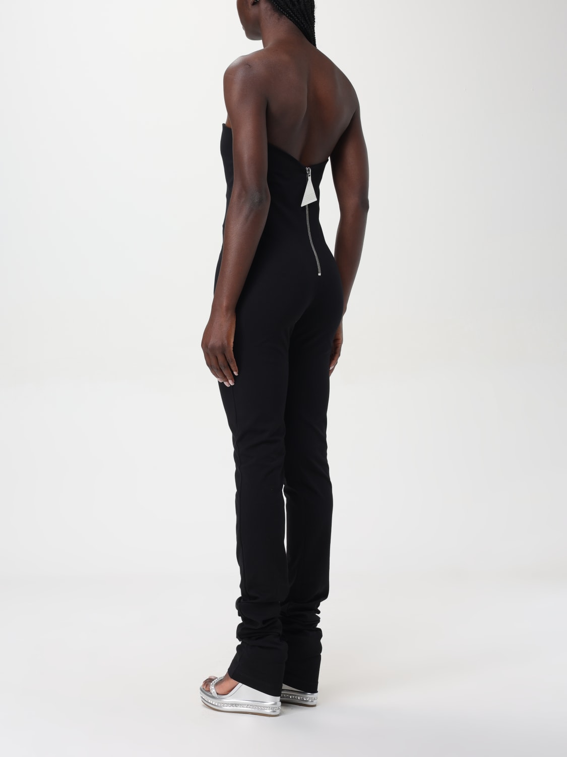 THE ATTICO JUMPSUIT: Hose damen The Attico, Schwarz - Img 3