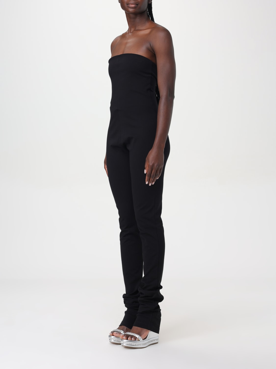 THE ATTICO JUMPSUIT: Hose damen The Attico, Schwarz - Img 4