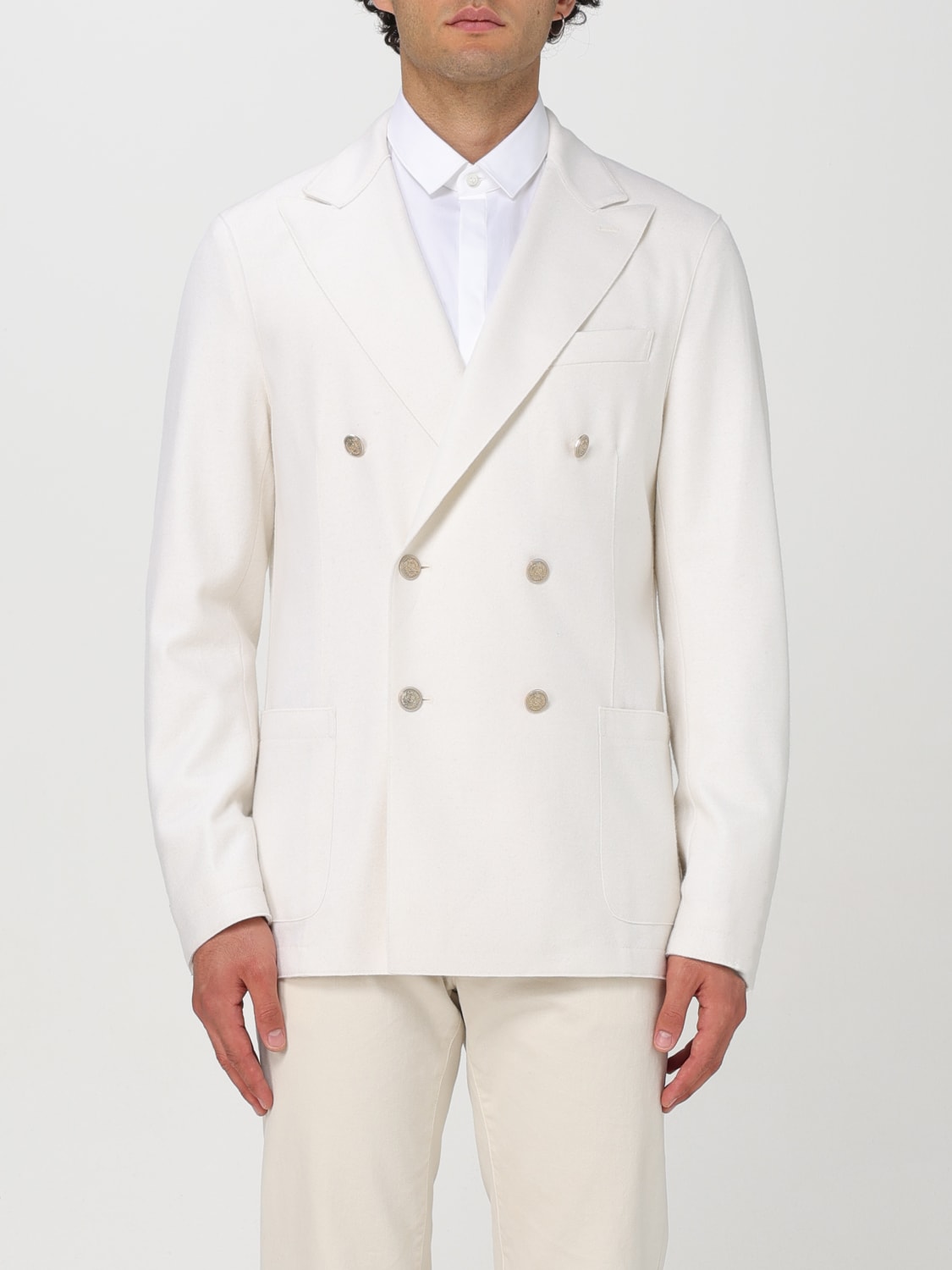 ELEVENTY BLAZER: Jacke herren Eleventy, Ivory - Img 1