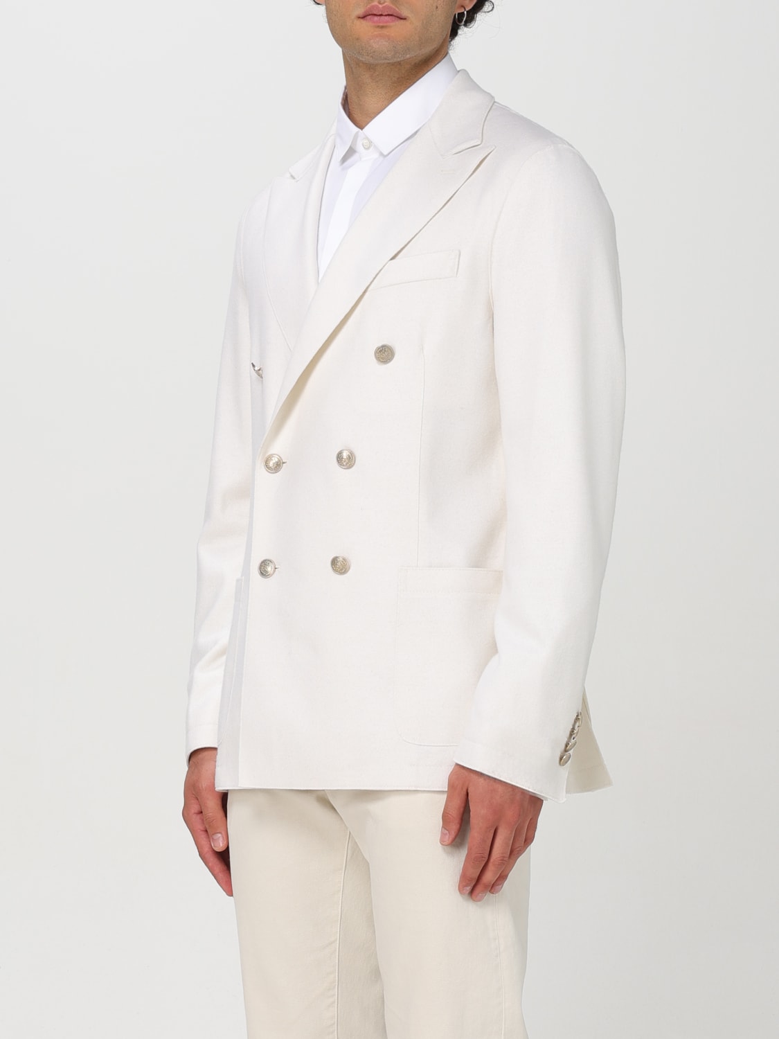 ELEVENTY BLAZER: Jacke herren Eleventy, Ivory - Img 3