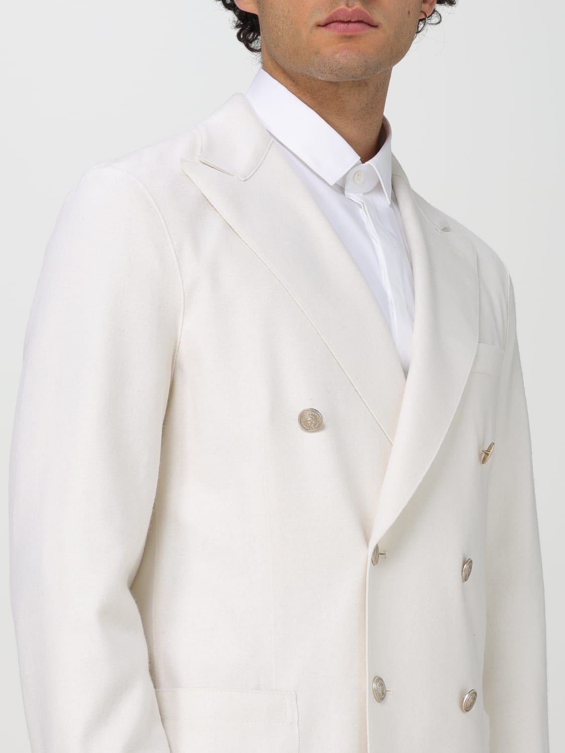 ELEVENTY BLAZER: Jacke herren Eleventy, Ivory - Img 4