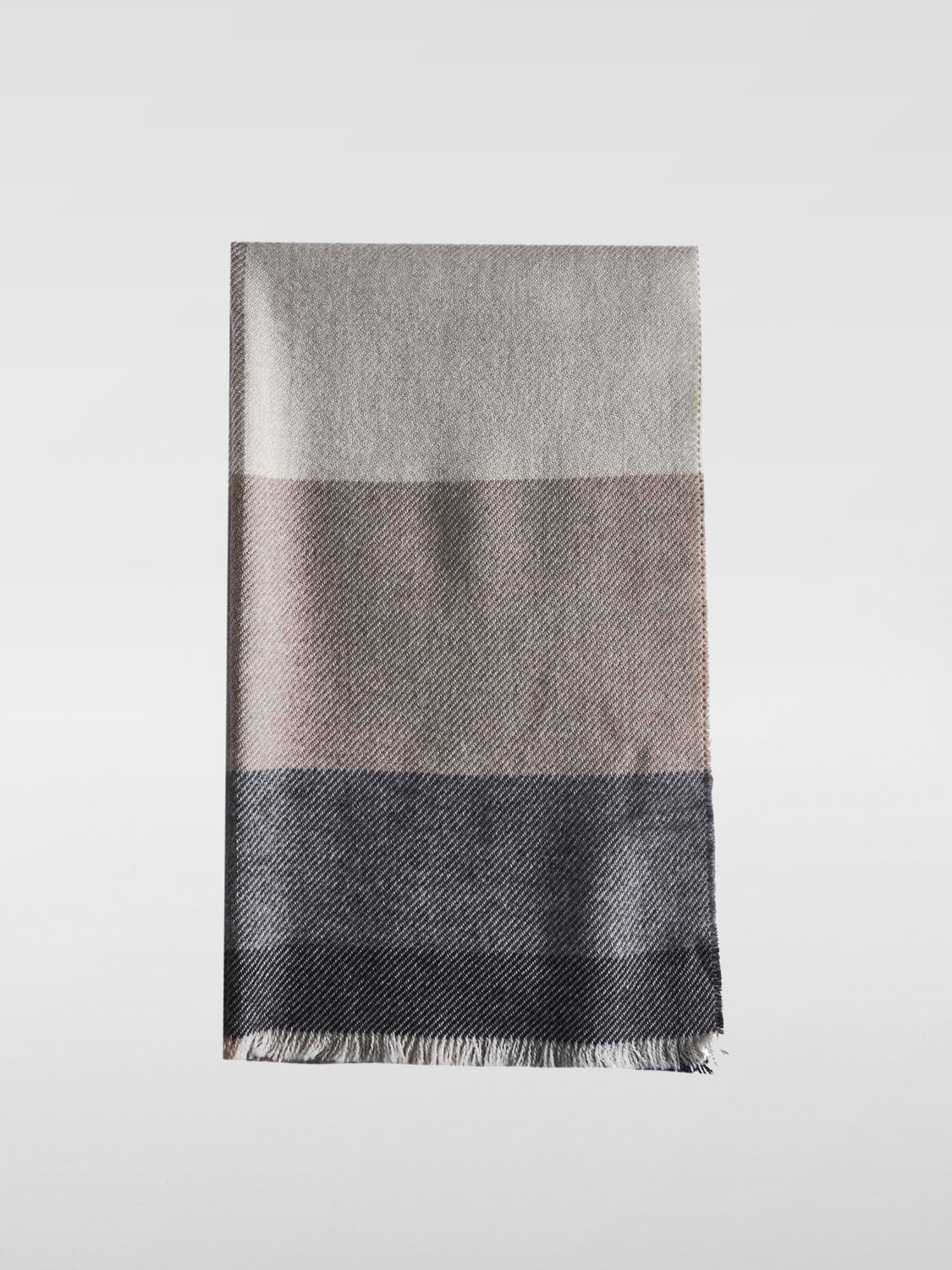 BRUNELLO CUCINELLI SCARF: Scarf men Brunello Cucinelli, Grey - Img 1