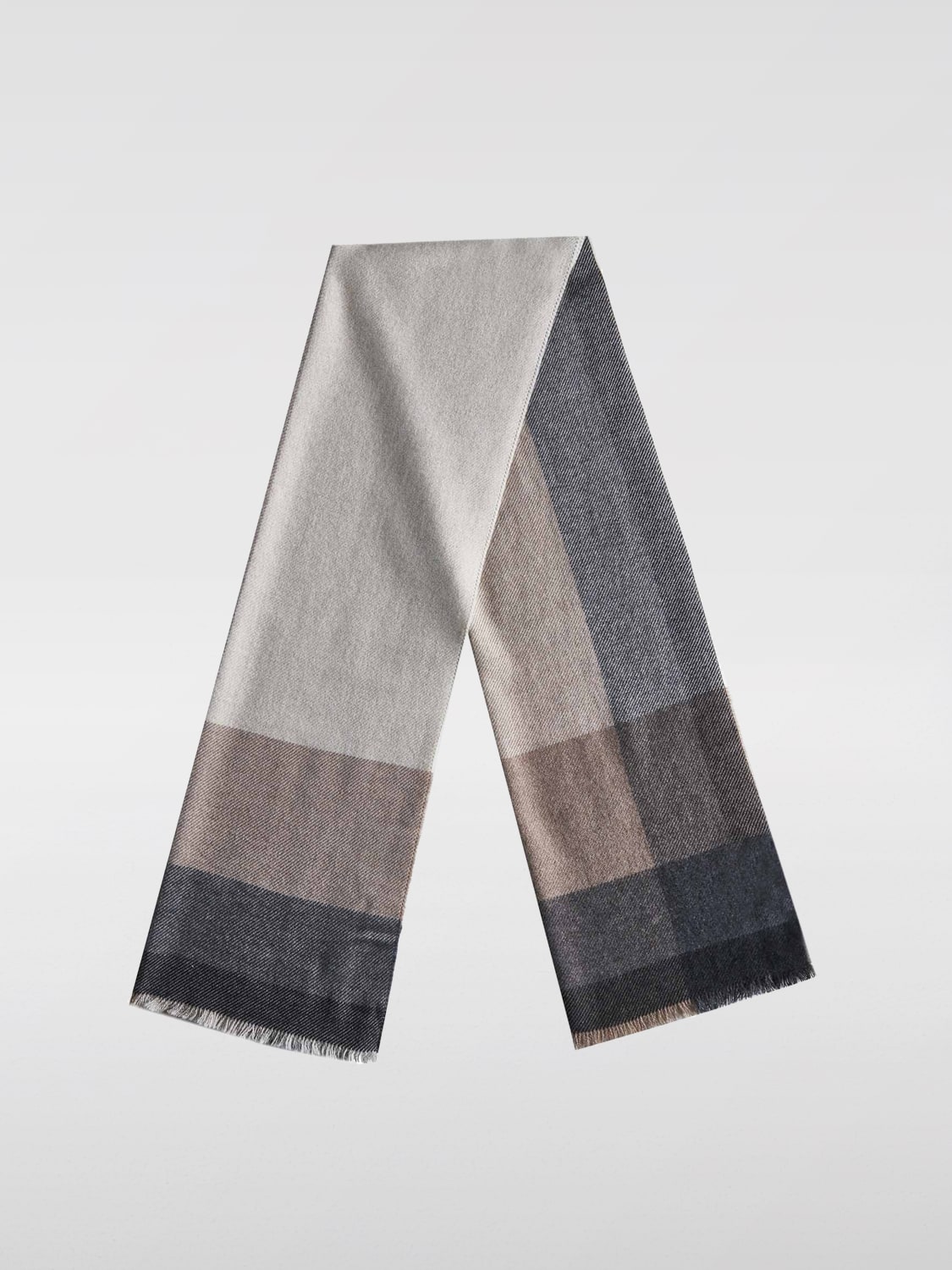 BRUNELLO CUCINELLI SCARF: Scarf men Brunello Cucinelli, Grey - Img 2