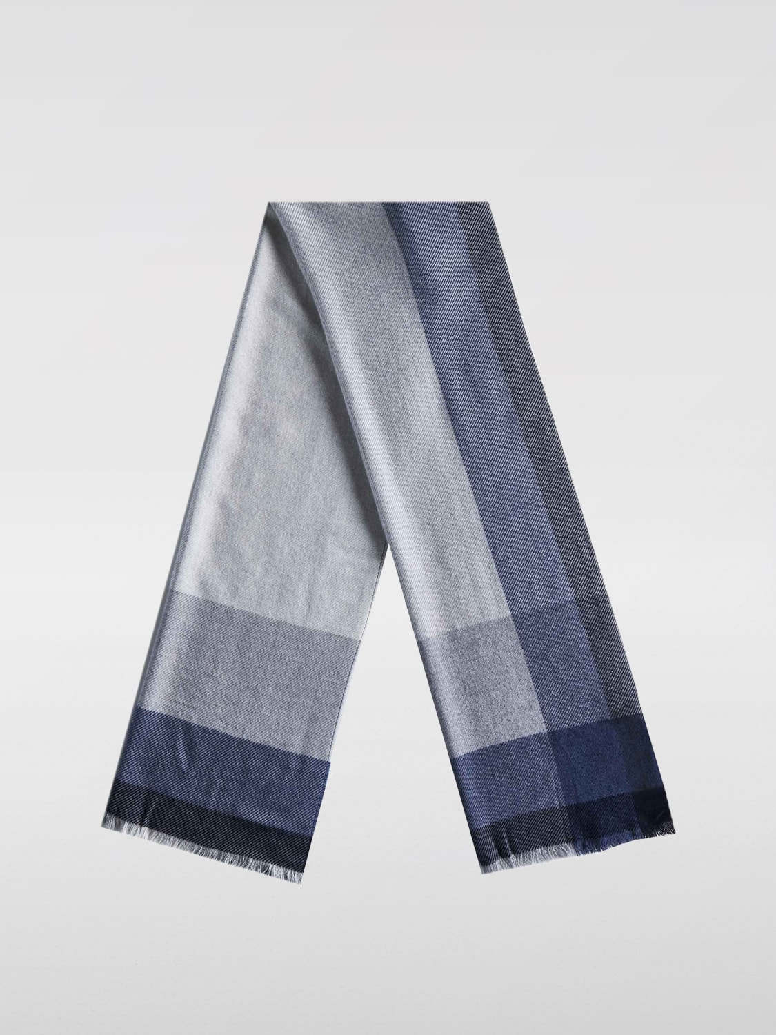 BRUNELLO CUCINELLI SCHAL: Schal herren Brunello Cucinelli, Navy - Img 2