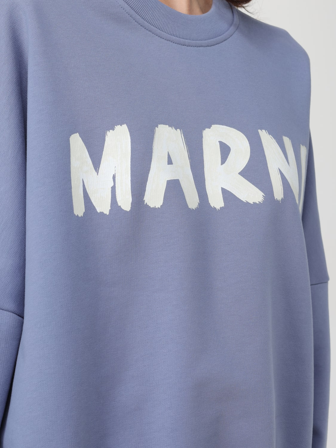 MARNI SWEAT-SHIRT: Sweat-shirt femme Marni, Bleu - Img 5