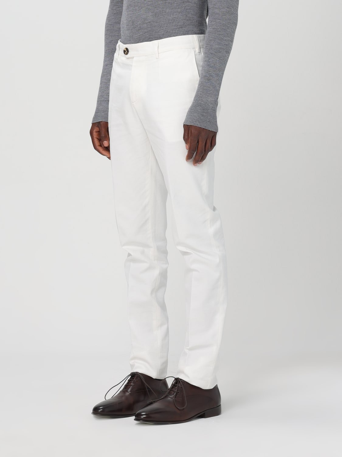 BRUNELLO CUCINELLI PANTALON: Pantalon homme Brunello Cucinelli, Blanc - Img 4