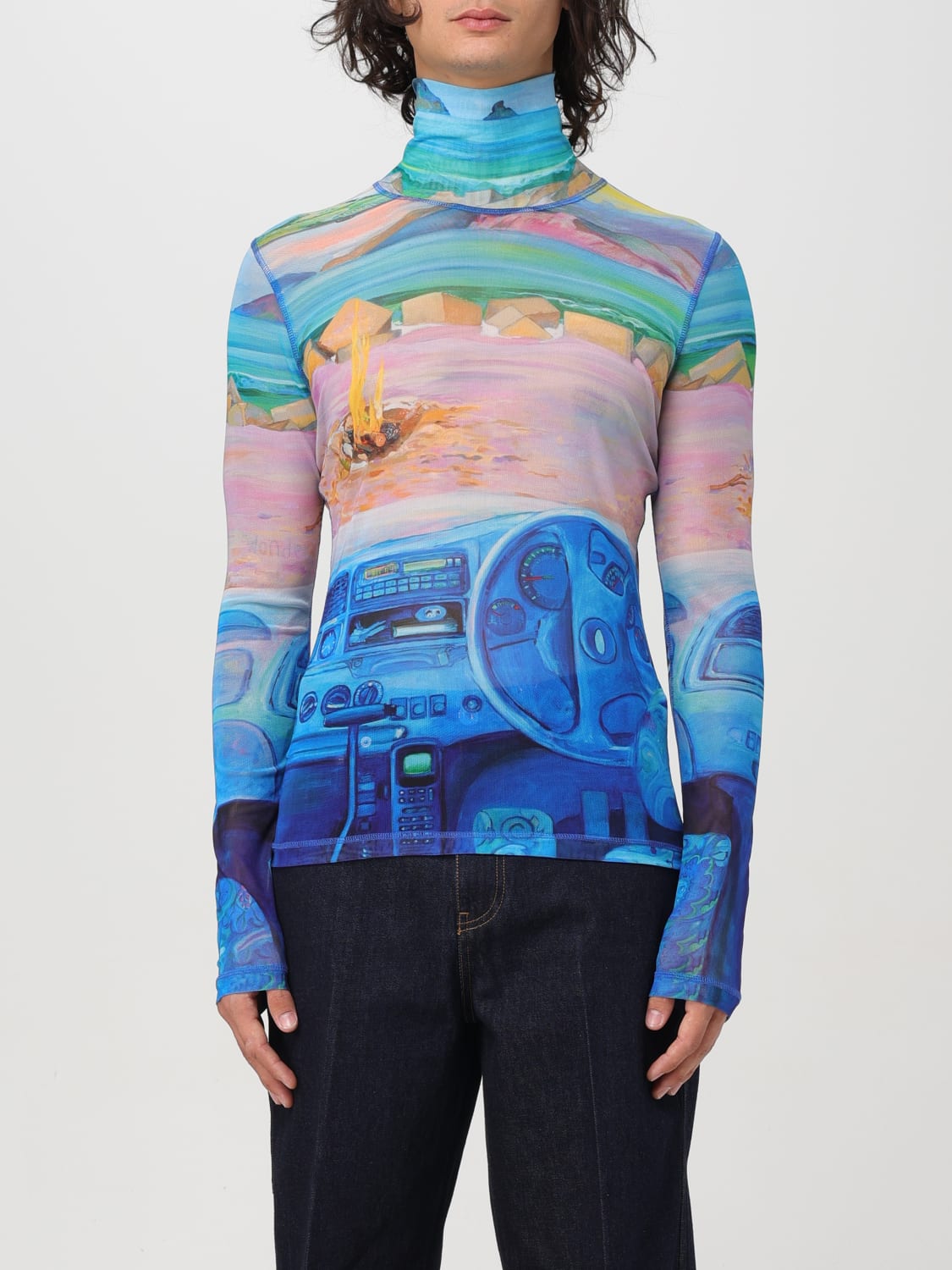 JW ANDERSON SWEATER: Sweater men Jw Anderson, Blue - Img 1