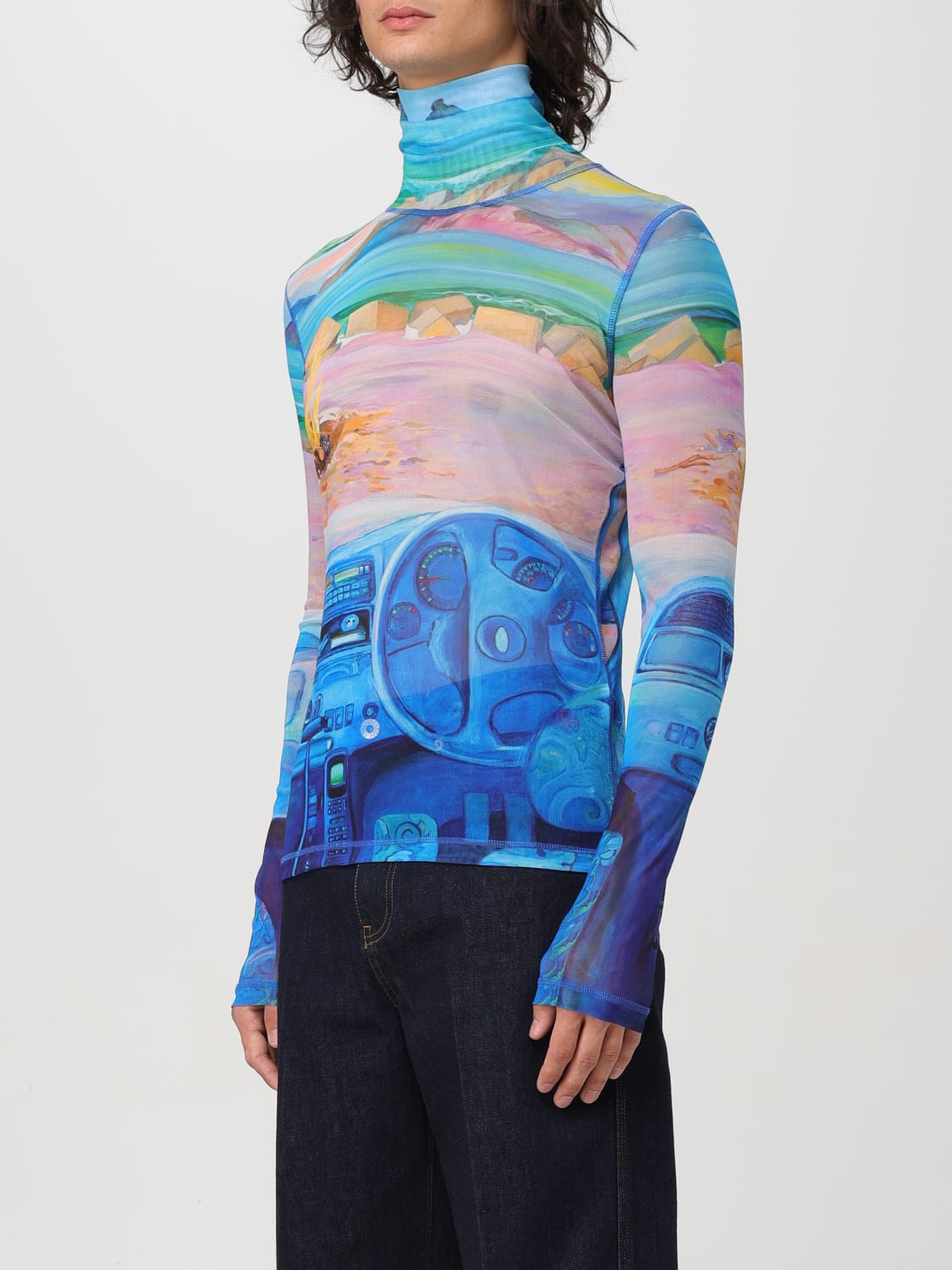 JW ANDERSON SWEATER: Sweater men Jw Anderson, Blue - Img 4