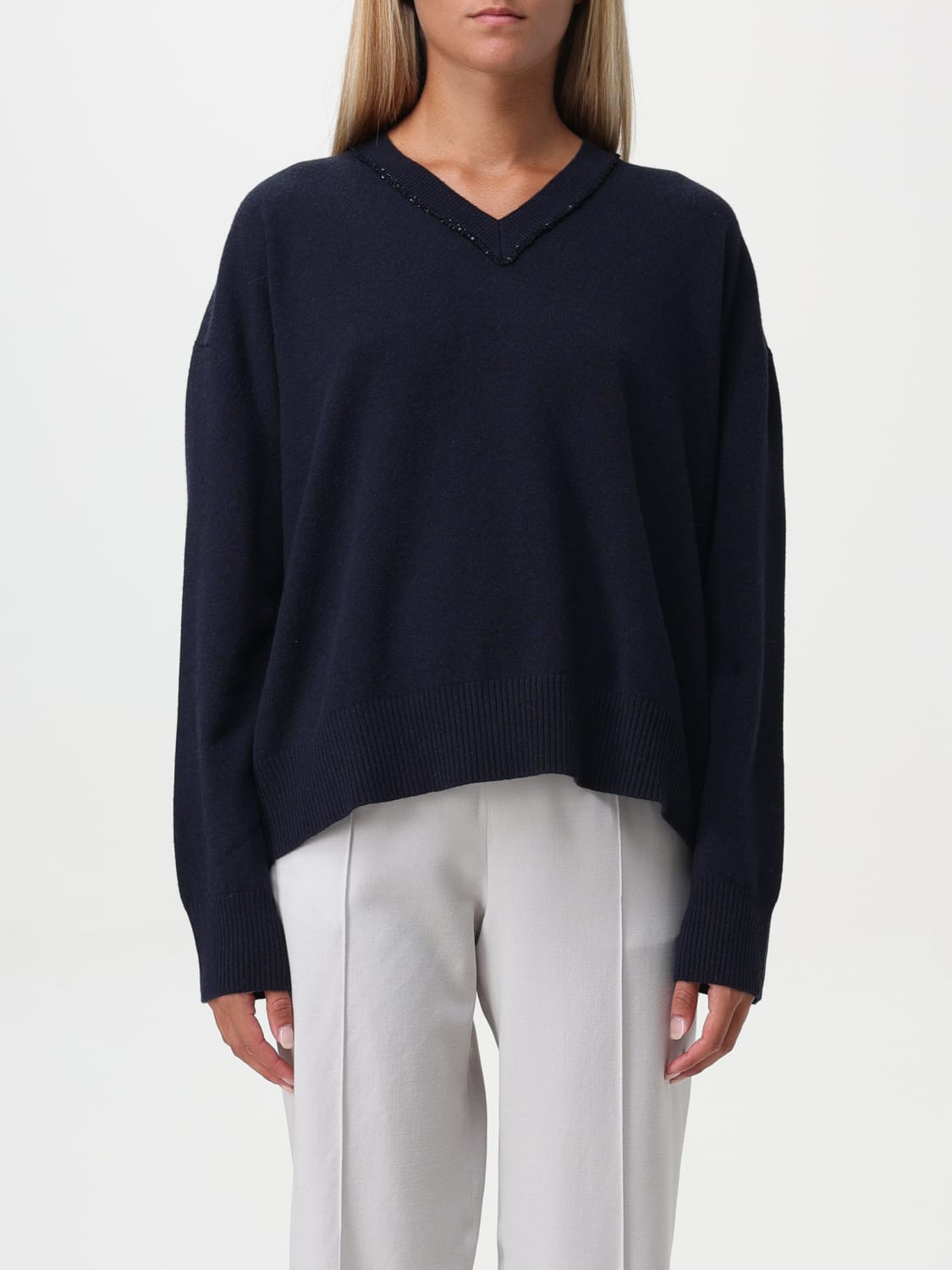 FABIANA FILIPPI SWEATER: Sweater woman Fabiana Filippi, Blue - Img 1