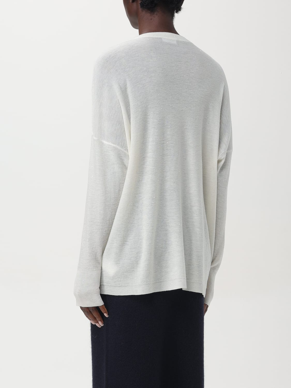 FABIANA FILIPPI SWEATER: Sweater woman Fabiana Filippi, White - Img 3