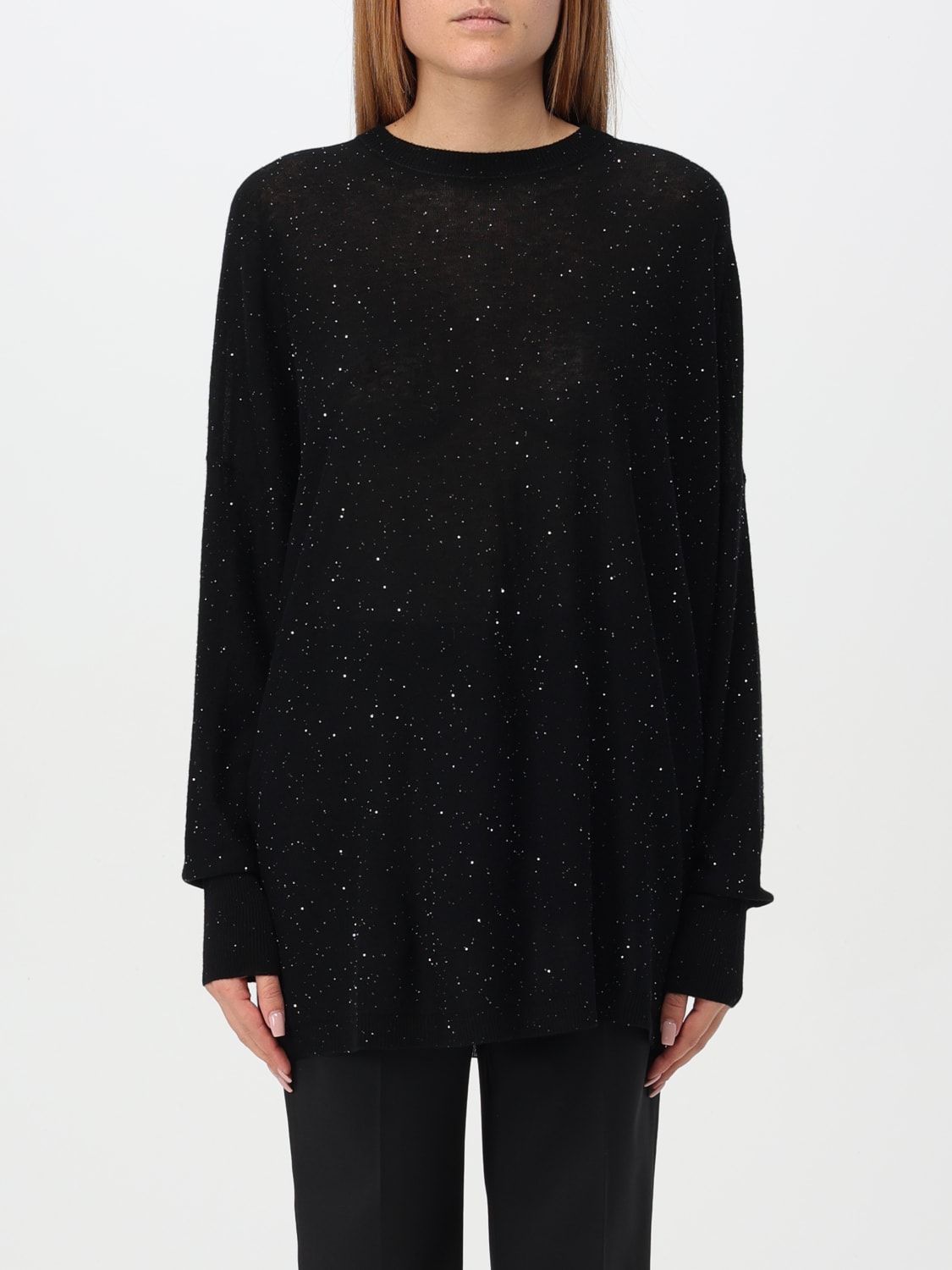 FABIANA FILIPPI SWEATER: Sweater woman Fabiana Filippi, Black - Img 1