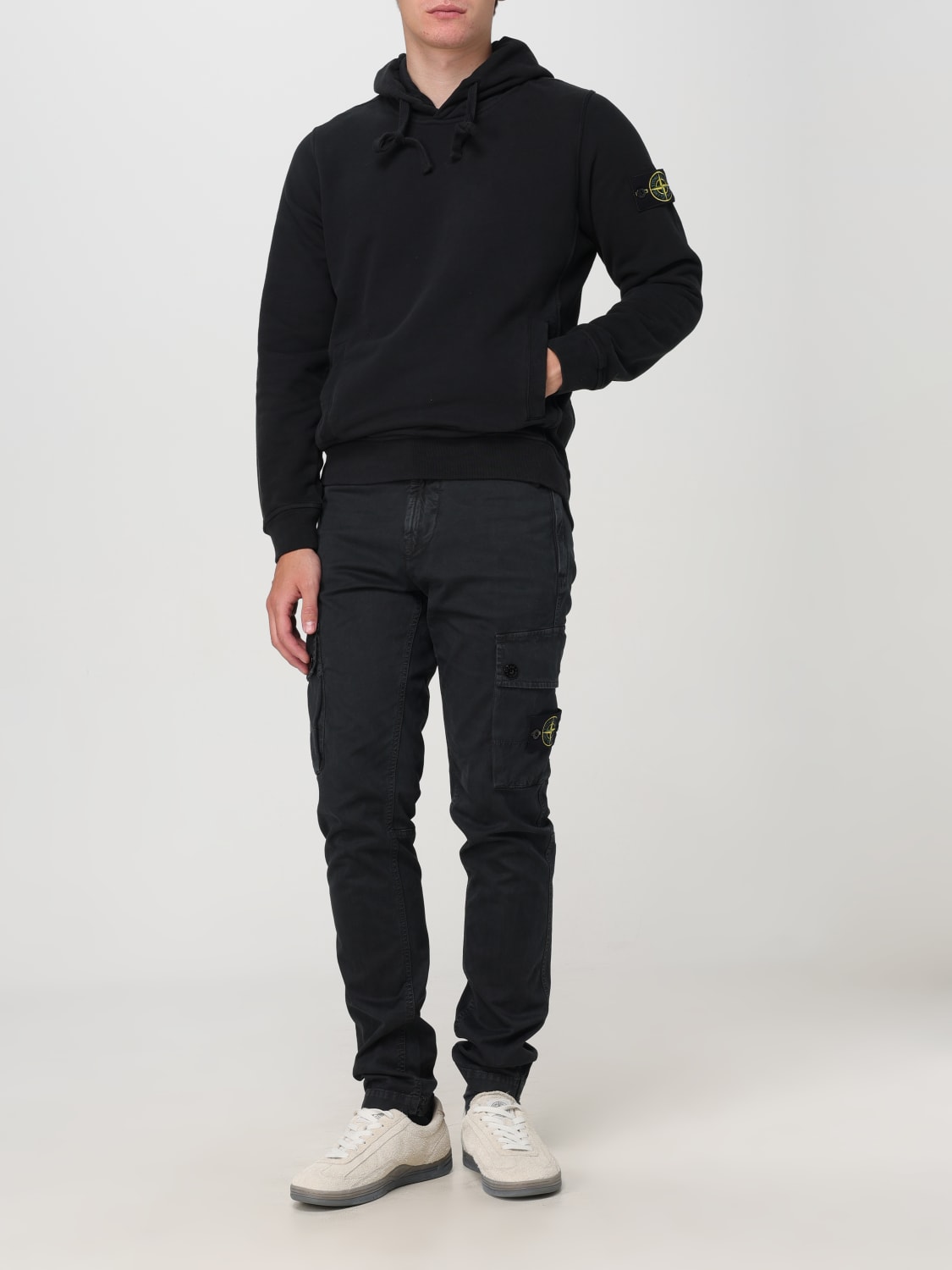 STONE ISLAND SUDADERA: Sudadera hombre Stone Island, Negro - Img 2