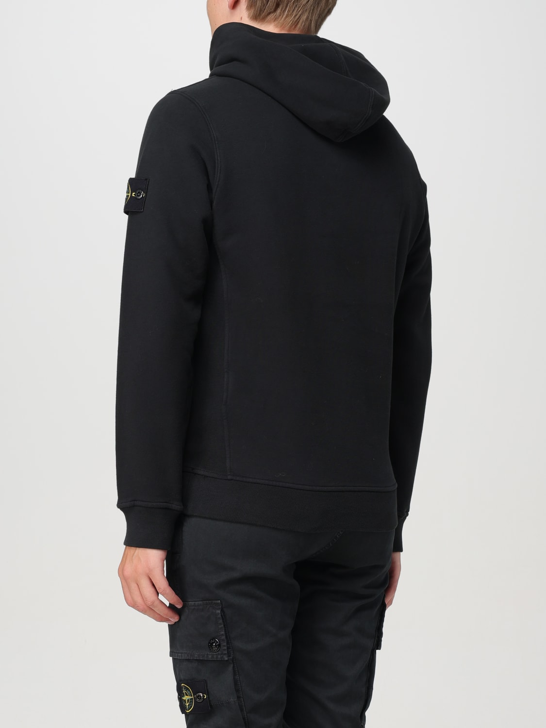 STONE ISLAND SUDADERA: Sudadera hombre Stone Island, Negro - Img 3