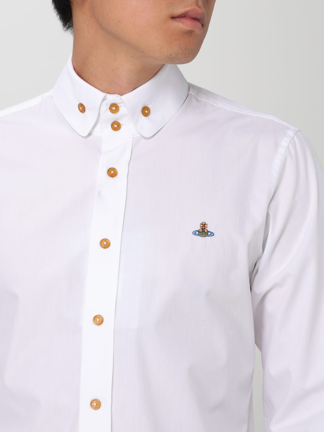 VIVIENNE WESTWOOD SHIRT: Shirt men Vivienne Westwood, White - Img 5