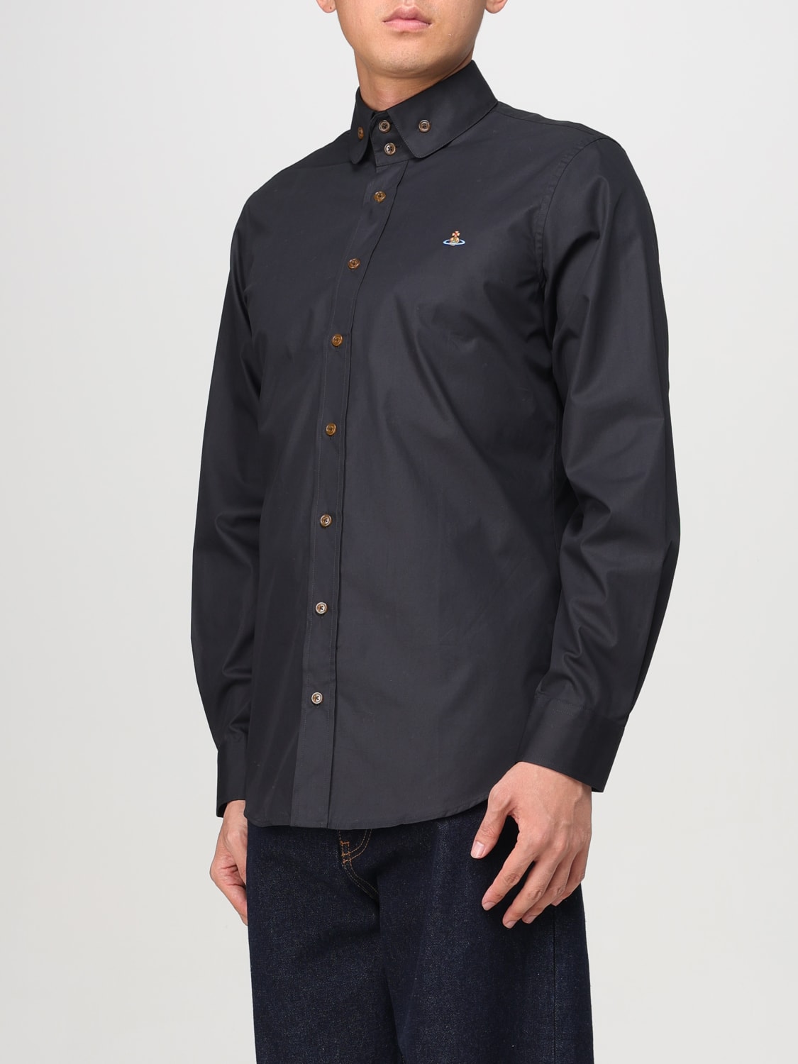 VIVIENNE WESTWOOD SHIRT: Shirt men Vivienne Westwood, Black - Img 3