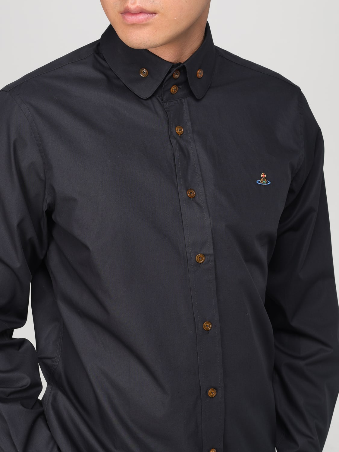 VIVIENNE WESTWOOD SHIRT: Shirt men Vivienne Westwood, Black - Img 4