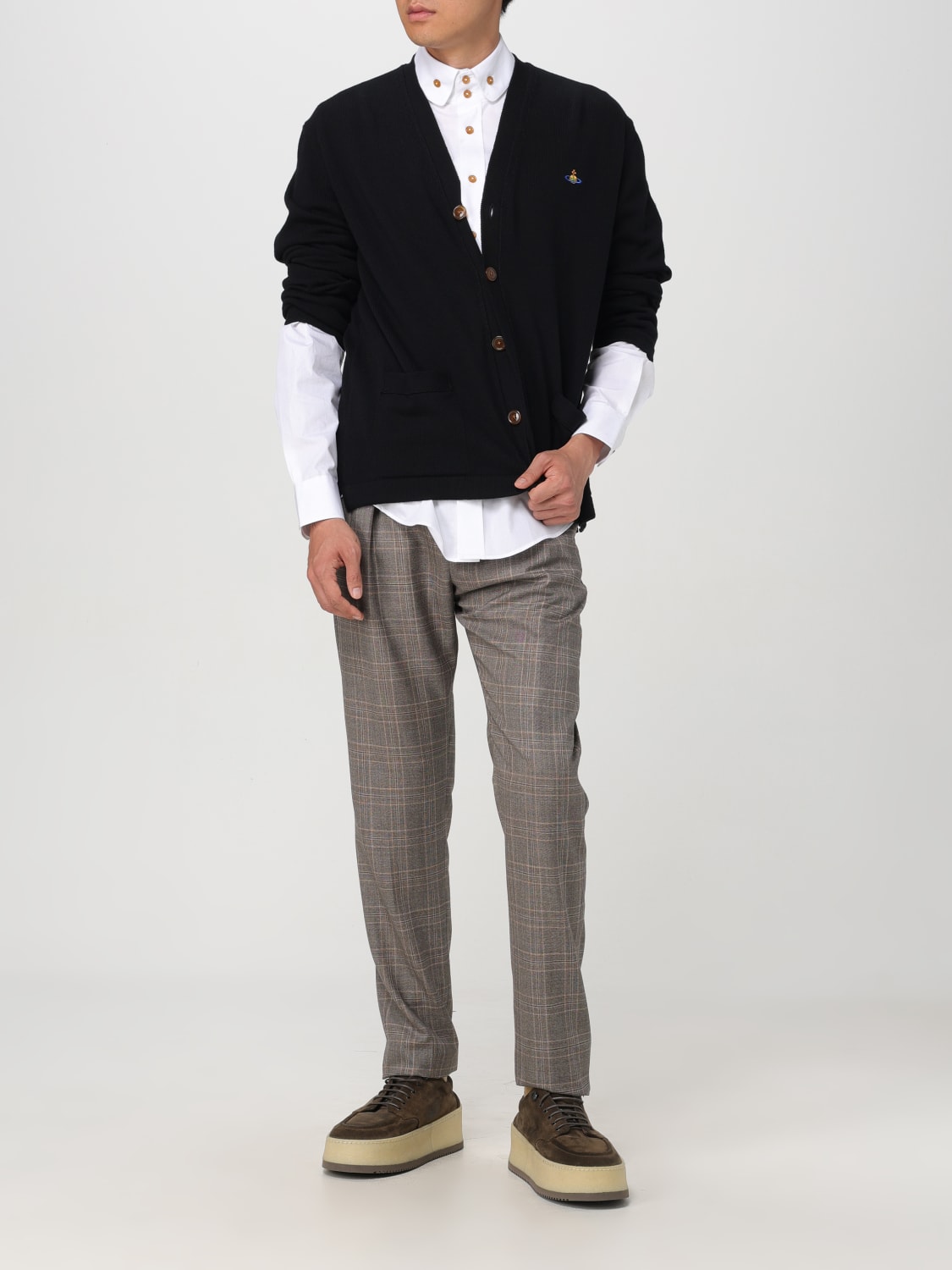 VIVIENNE WESTWOOD CARDIGAN: Pull homme Vivienne Westwood, Noir - Img 2