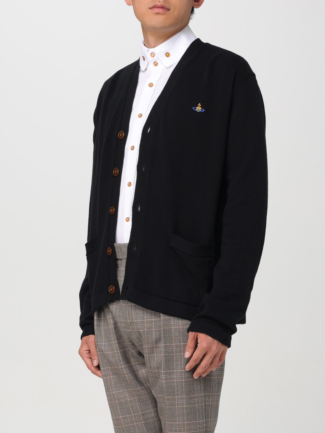 VIVIENNE WESTWOOD CARDIGAN: Pull homme Vivienne Westwood, Noir - Img 4