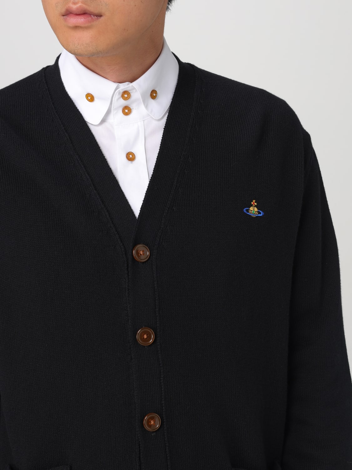 VIVIENNE WESTWOOD CARDIGAN: Pull homme Vivienne Westwood, Noir - Img 5