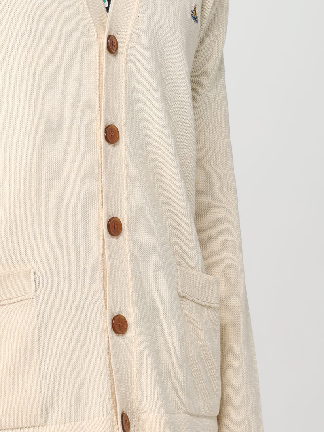 VIVIENNE WESTWOOD CARDIGAN: Sweater men Vivienne Westwood, Beige - Img 5