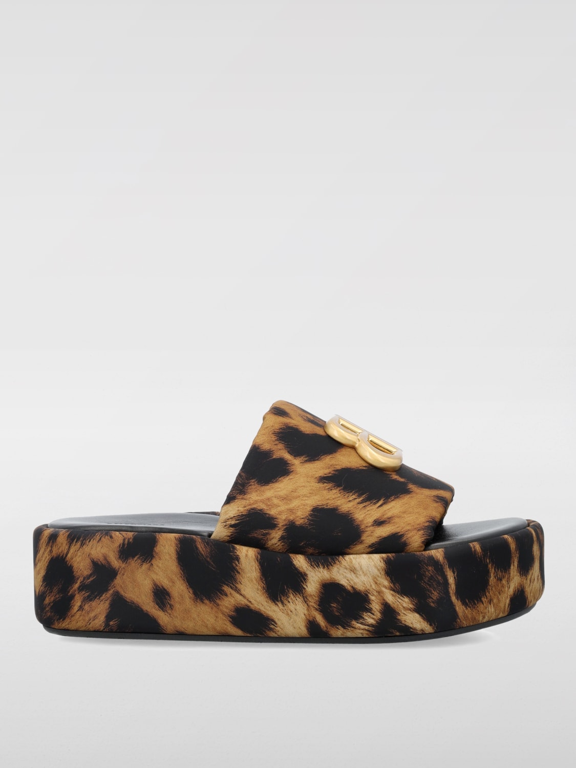 Giglio Slippers Rise in nylon animalier Balenciaga