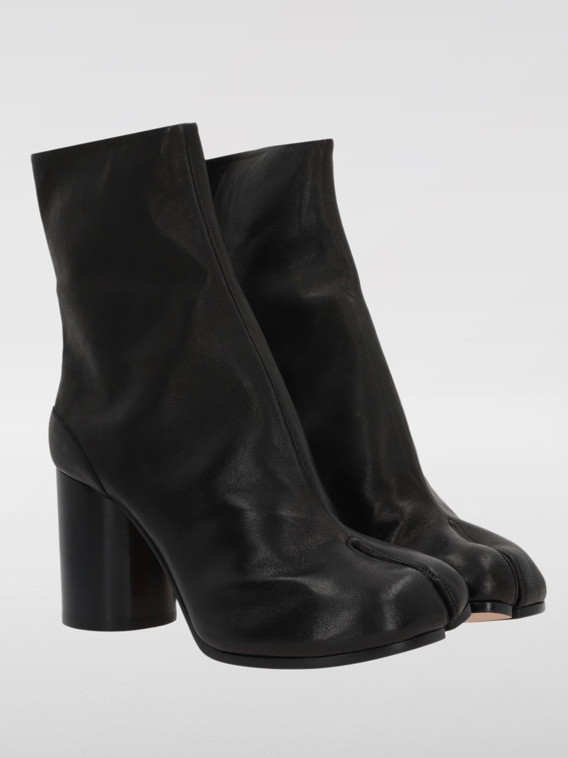 MAISON MARGIELA FLAT ANKLE BOOTS: Boots woman Maison Margiela, Black - Img 2