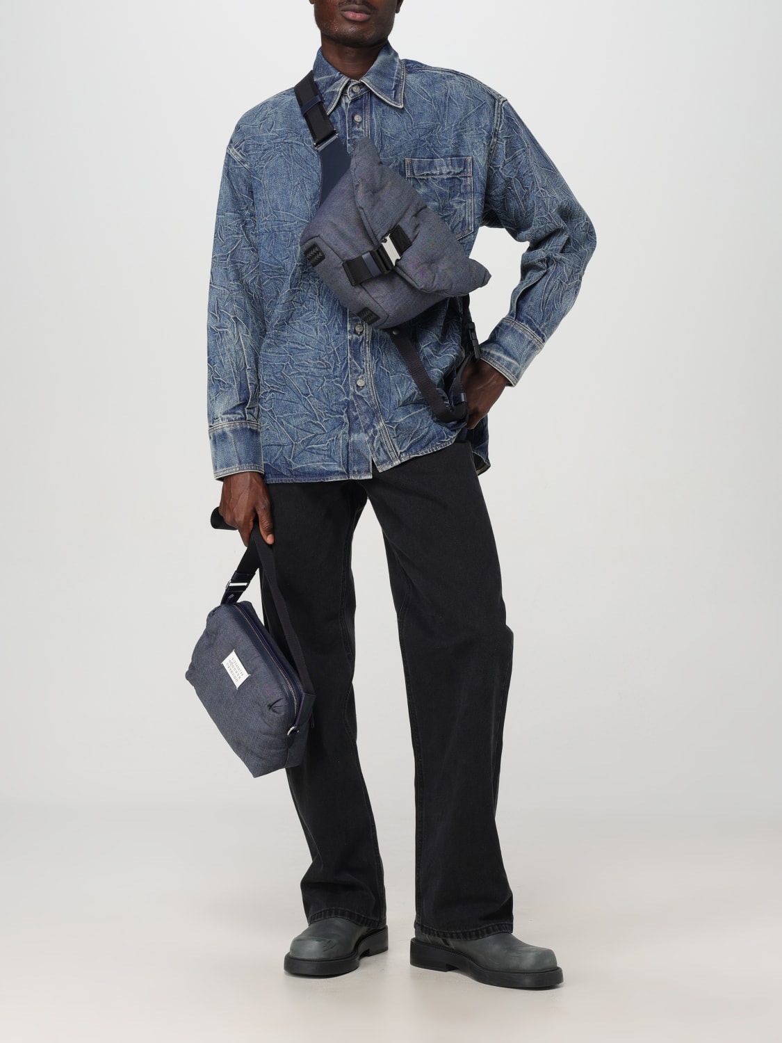 MM6 MAISON MARGIELA SHIRT: Shirt men Mm6 Maison Margiela, Blue - Img 2