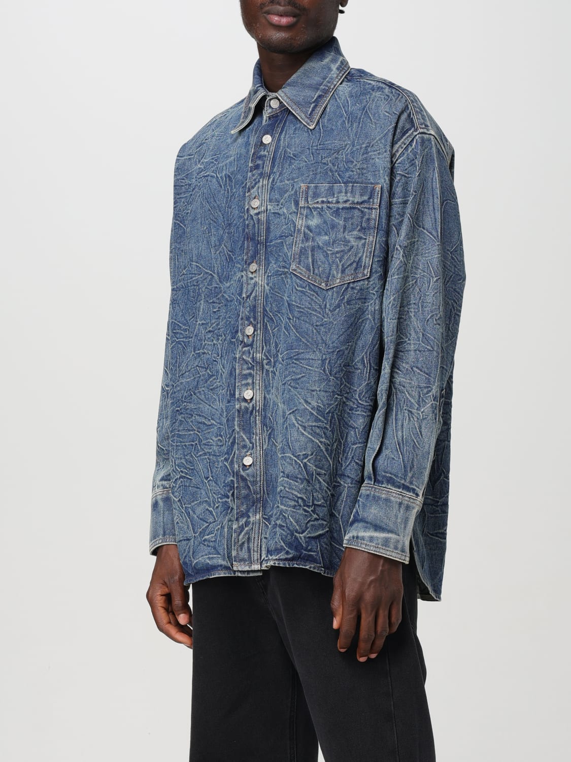 MM6 MAISON MARGIELA SHIRT: Shirt men Mm6 Maison Margiela, Blue - Img 4