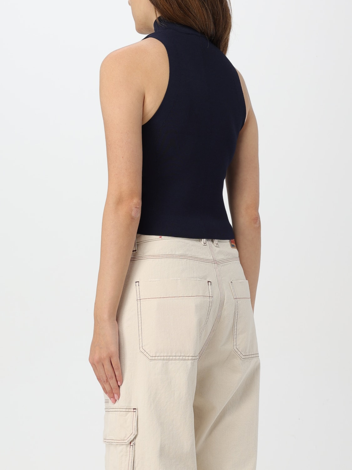 DIESEL TOP: Pull femme Diesel, Bleu - Img 3