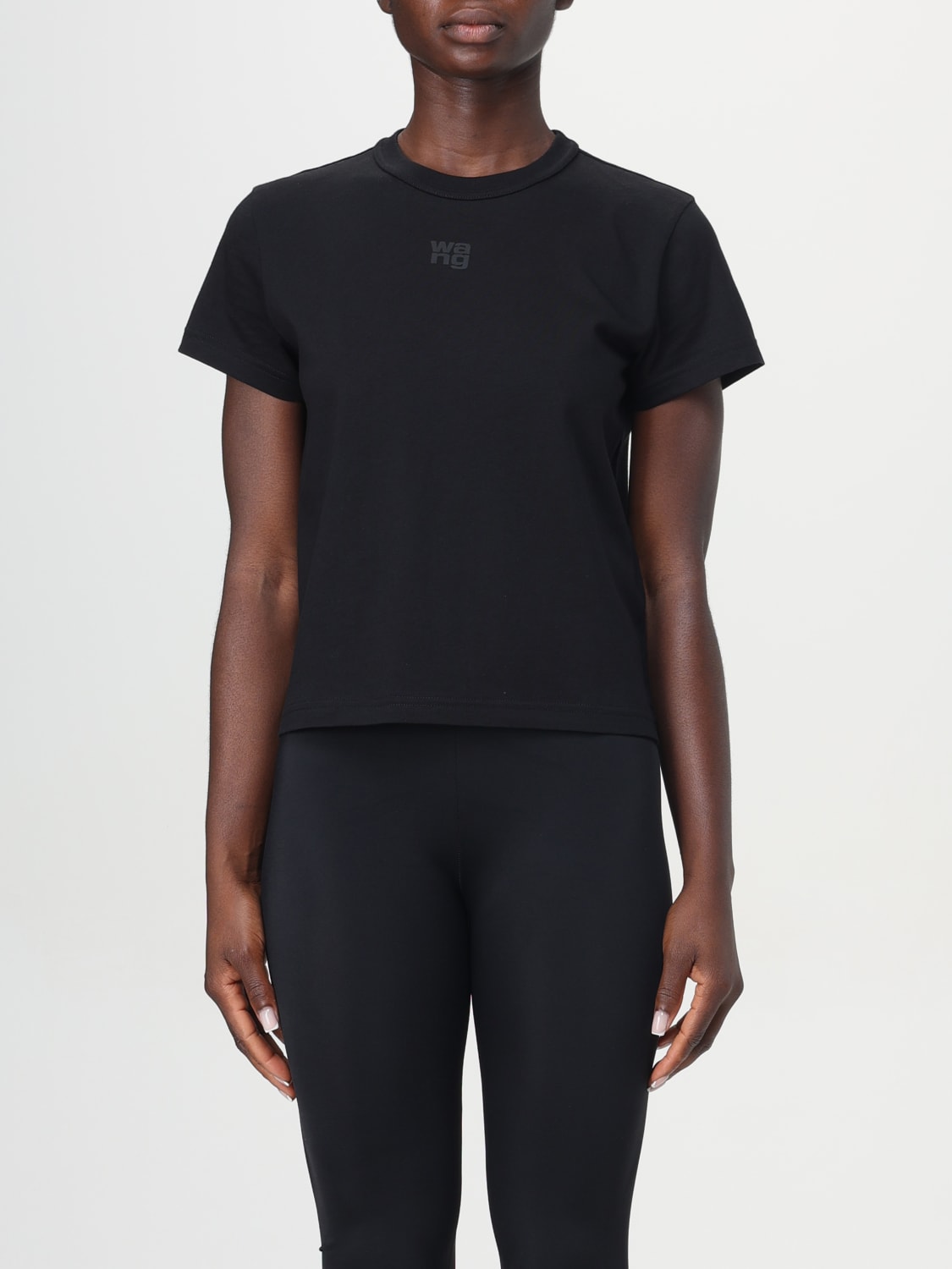 T BY ALEXANDER WANG T-SHIRT: T-shirt woman T by Alexander Wang, Black - Img 1