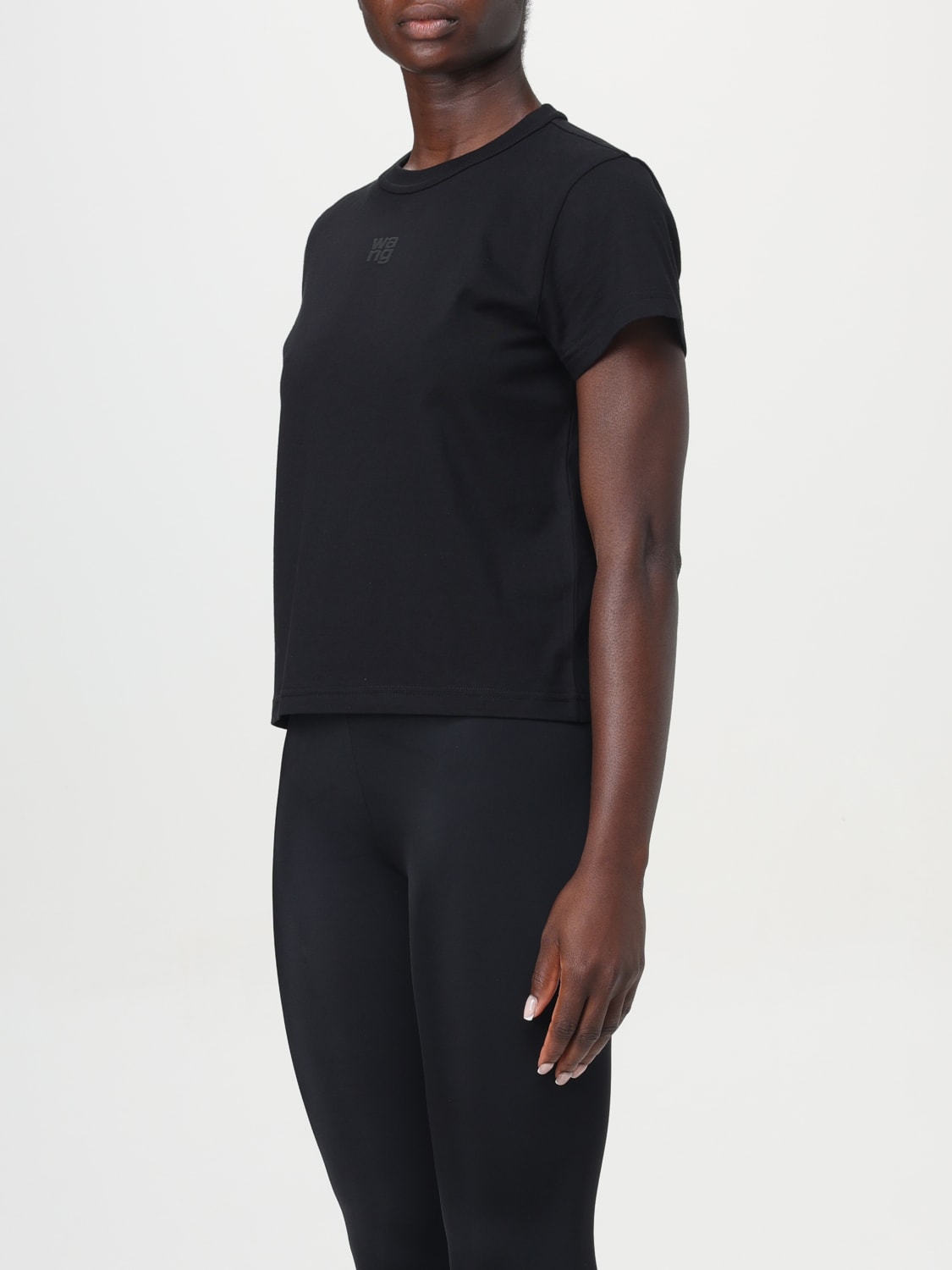 T BY ALEXANDER WANG T-SHIRT: T-shirt woman T by Alexander Wang, Black - Img 3