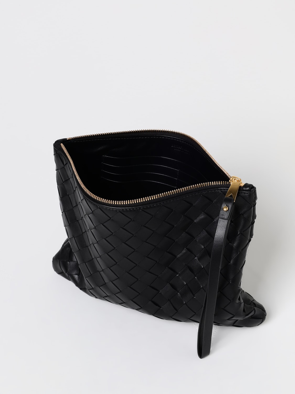 BOTTEGA VENETA CLUTCH: Handtasche damen Bottega Veneta, Schwarz - Img 5