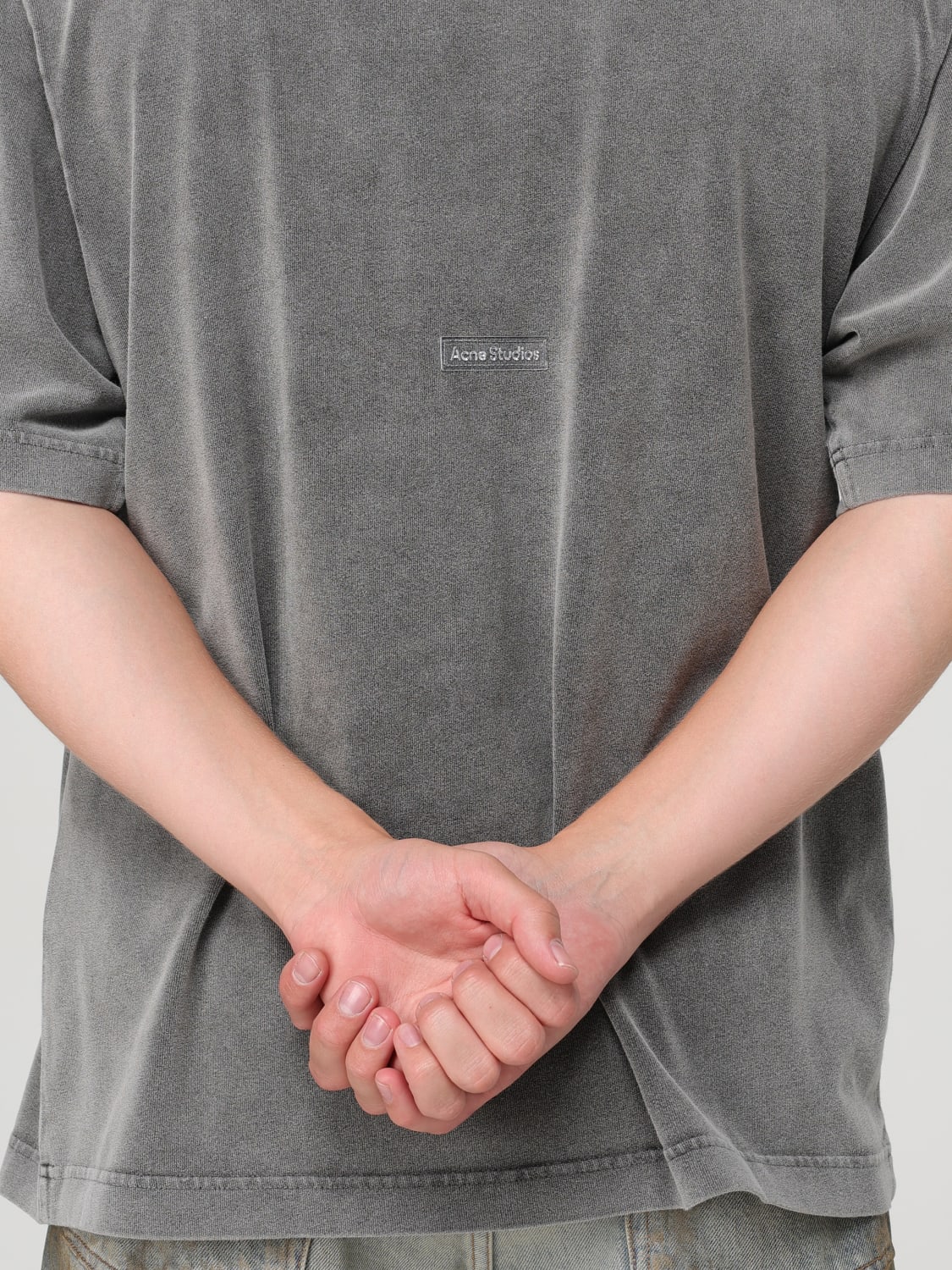 ACNE STUDIOS Tシャツ: Tシャツ メンズ Acne Studios, ブラック - Img 5