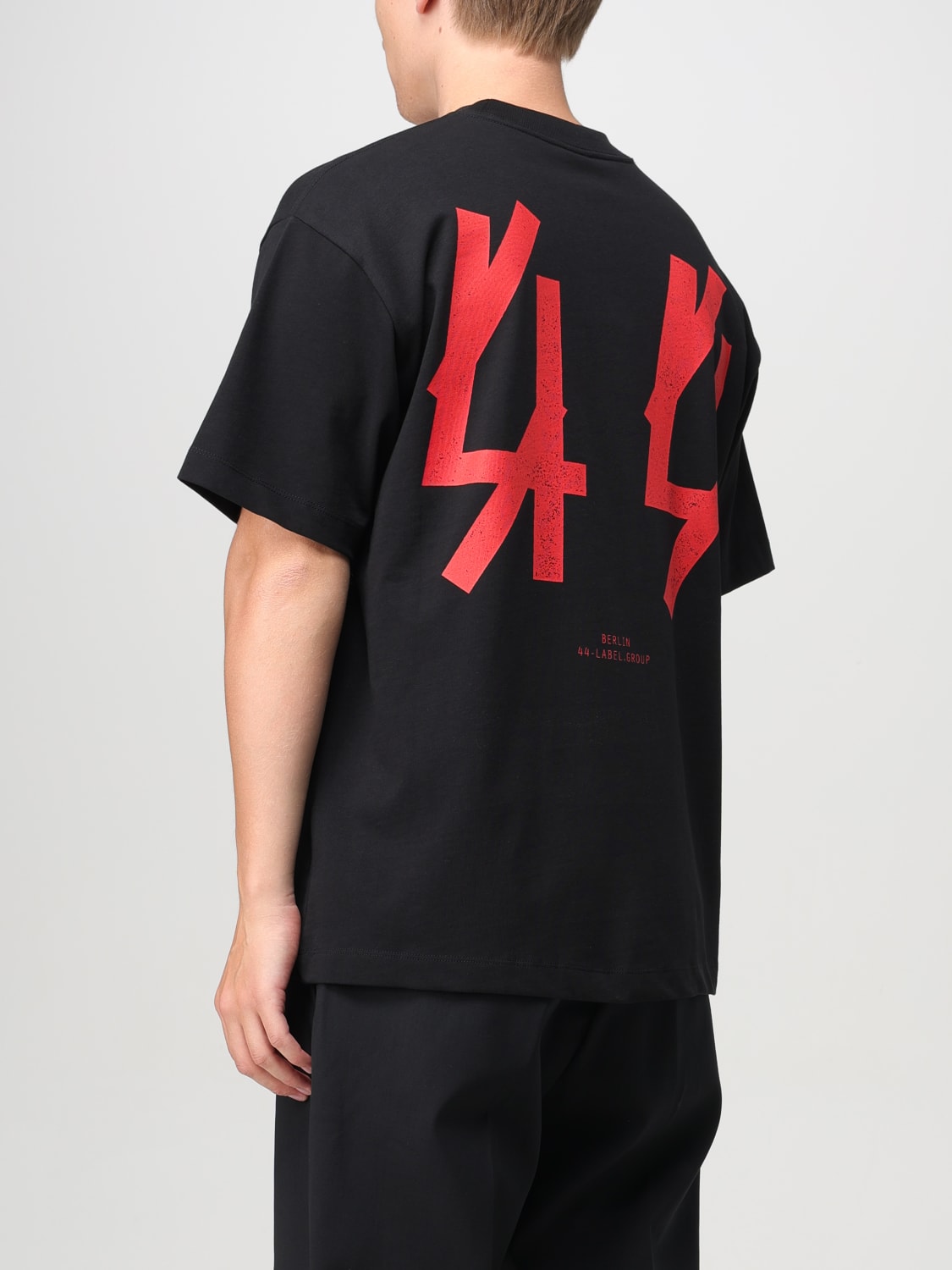 44 LABEL GROUP T-SHIRT: T-shirt men 44 Label Group, Black - Img 2