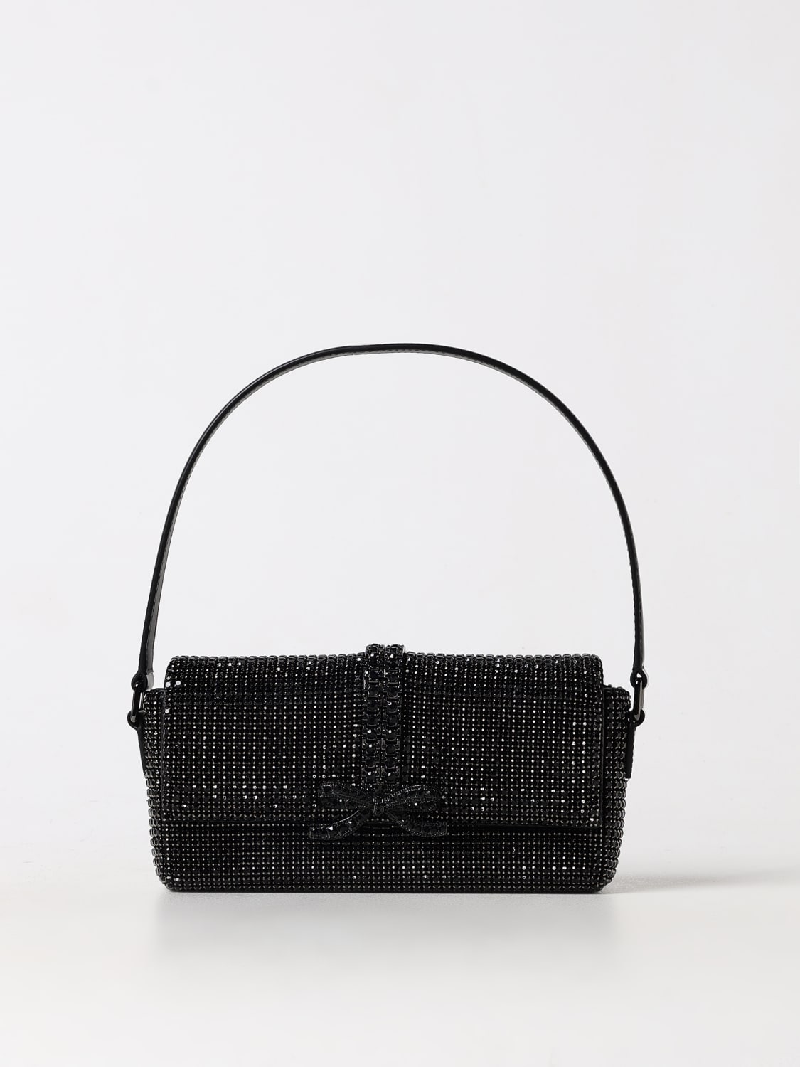 Giglio Borsa Self-Portrait in pelle con strass all over