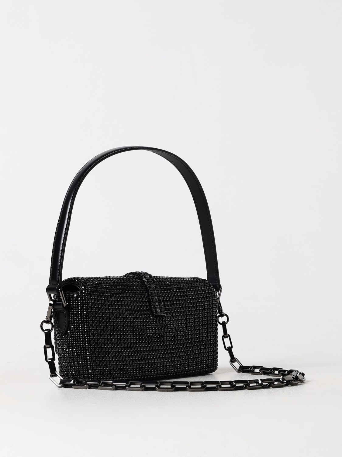 ショルダーバッグ・ポシェット SELF-PORTRAIT Woman Shoulder bag Black PF24311 BLACK Self-Portrait Outlet: Shoulder bag woman - Black | Self