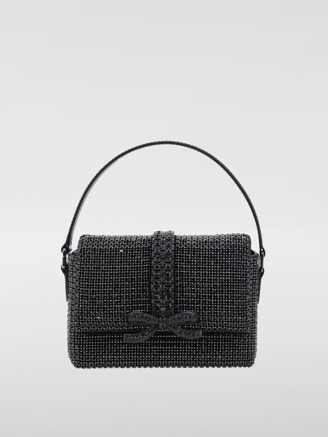 Giglio Borsa Self-Portrait in pelle con strass all over