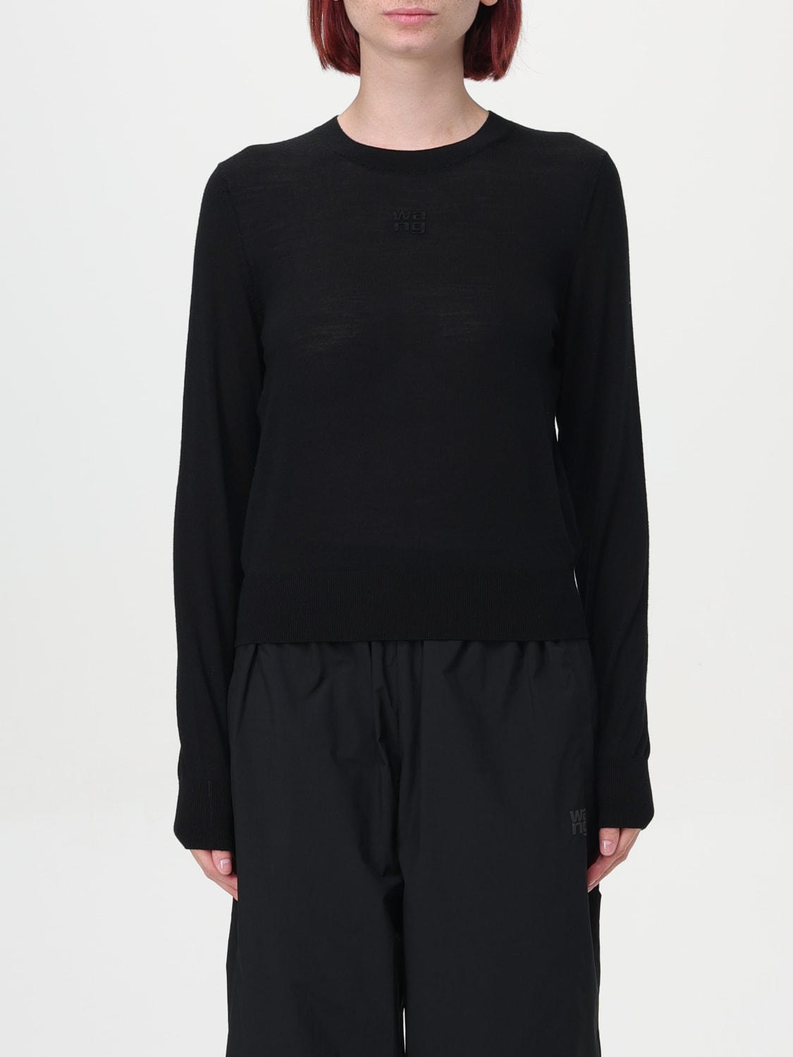 ALEXANDER WANG MAGLIA: Maglia basic Alexander Wang, Nero - Img 1