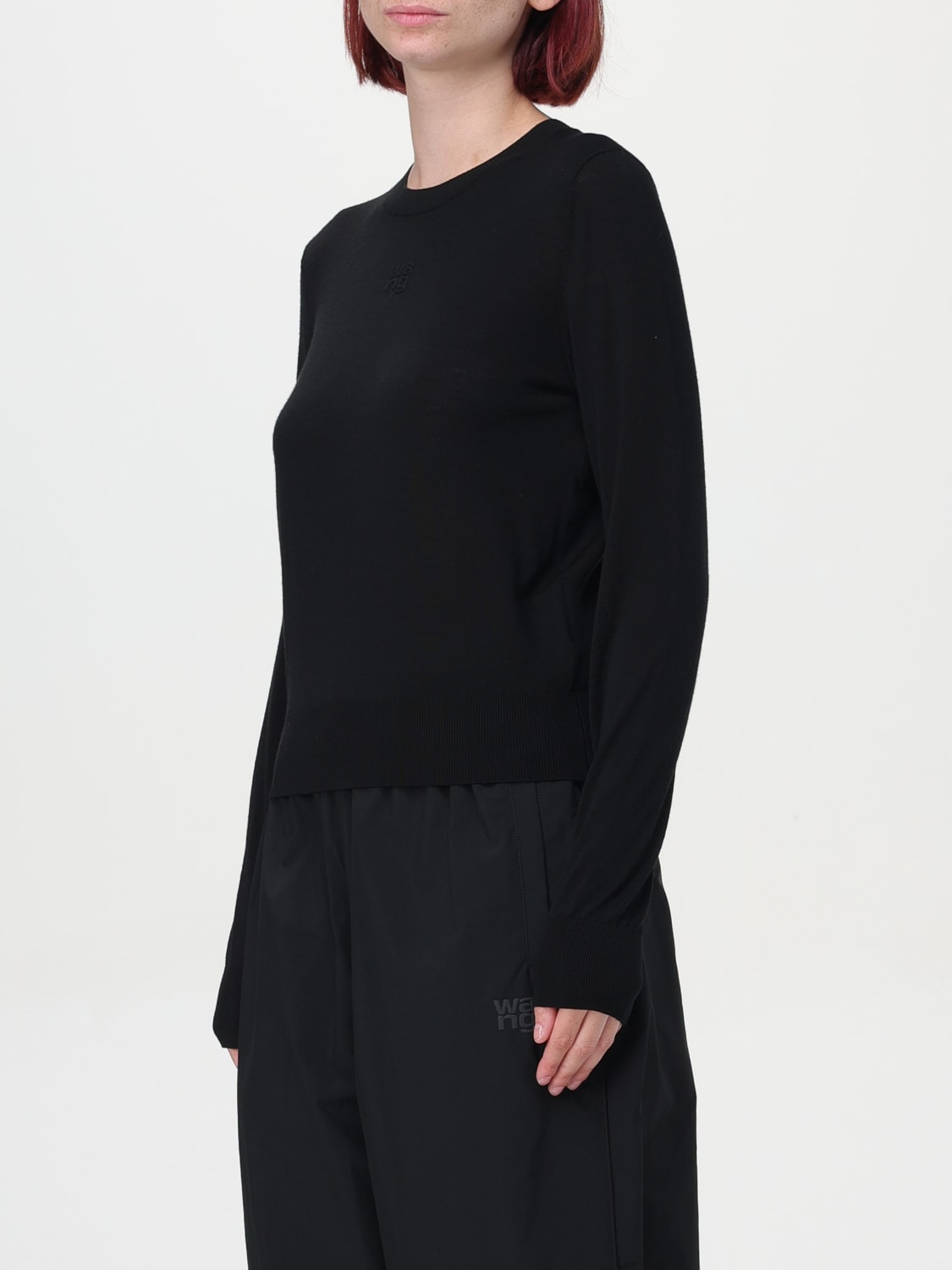 ALEXANDER WANG MAGLIA: Maglia basic Alexander Wang, Nero - Img 4