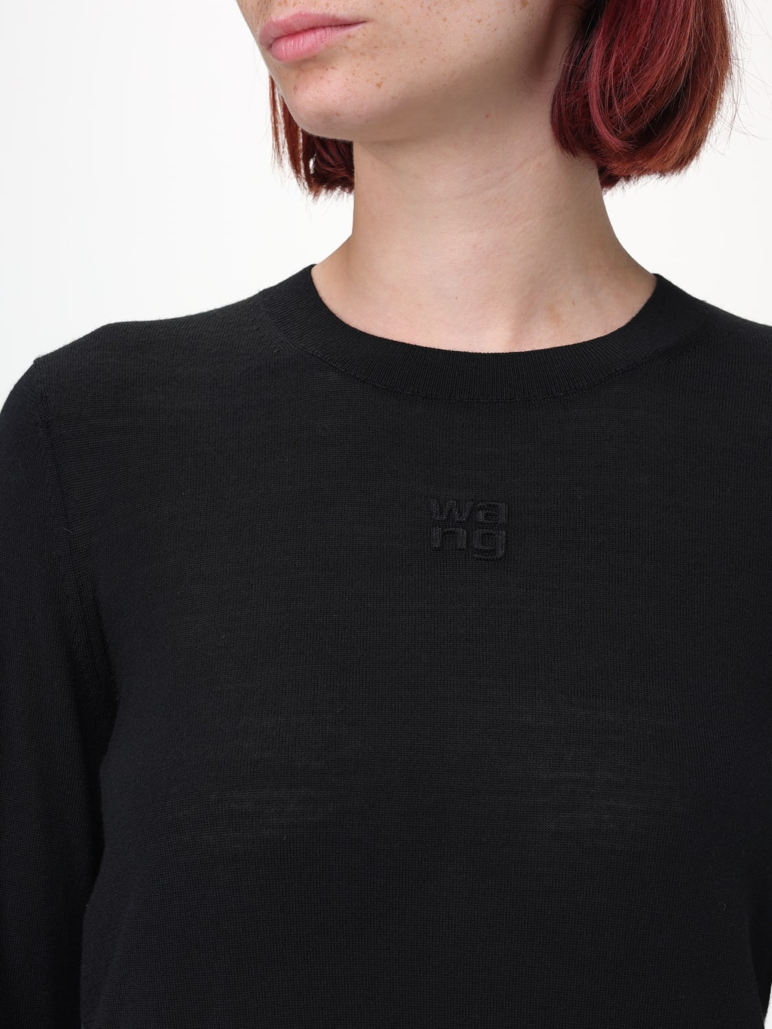 ALEXANDER WANG MAGLIA: Maglia basic Alexander Wang, Nero - Img 5