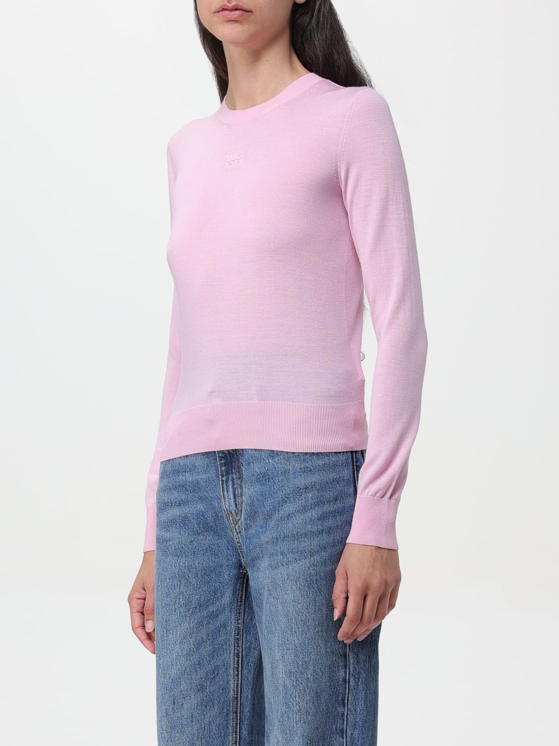 ALEXANDER WANG MAGLIA: Maglia basic Alexander Wang, Rosa - Img 4