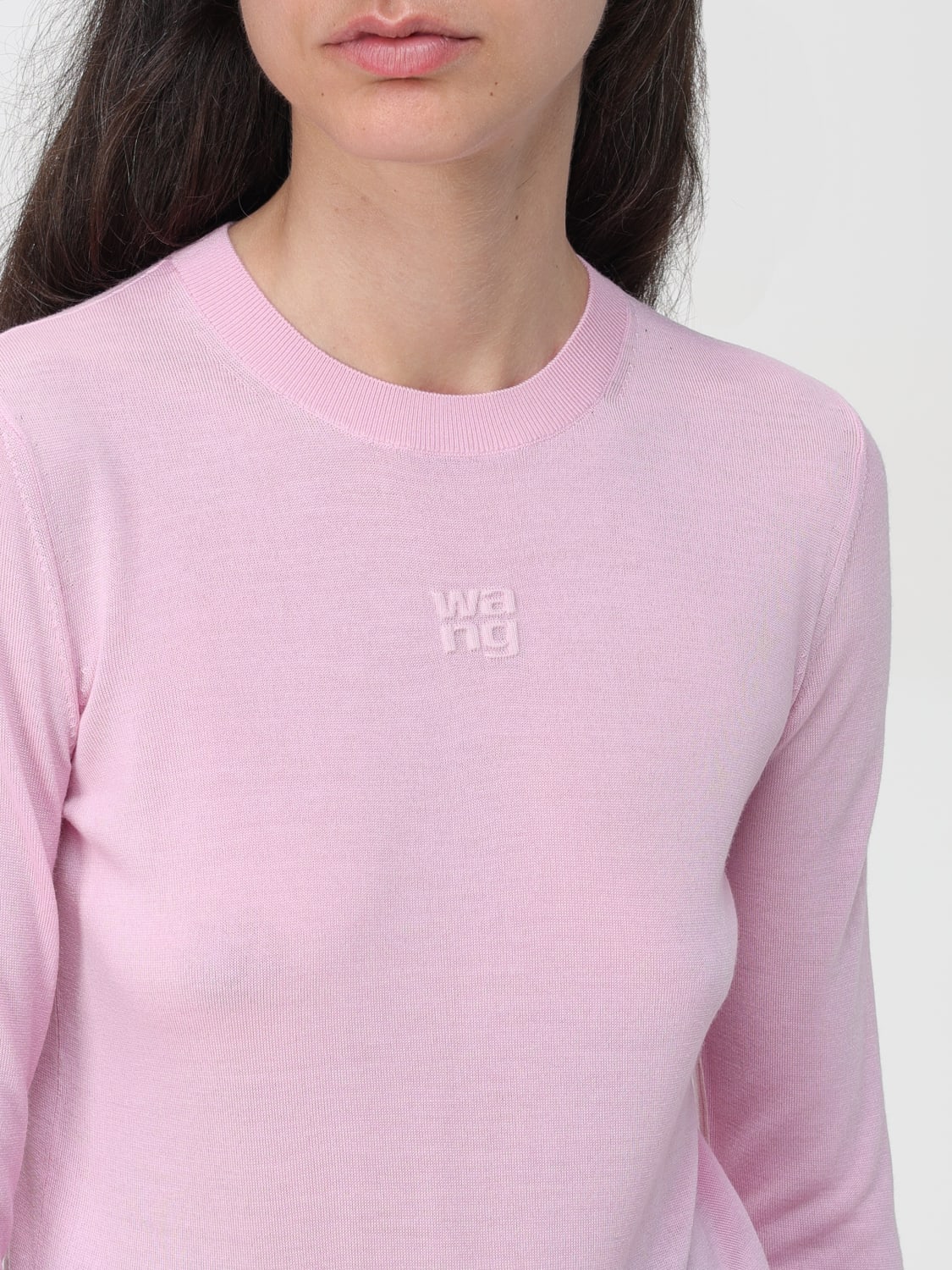 ALEXANDER WANG MAGLIA: Maglia basic Alexander Wang, Rosa - Img 5