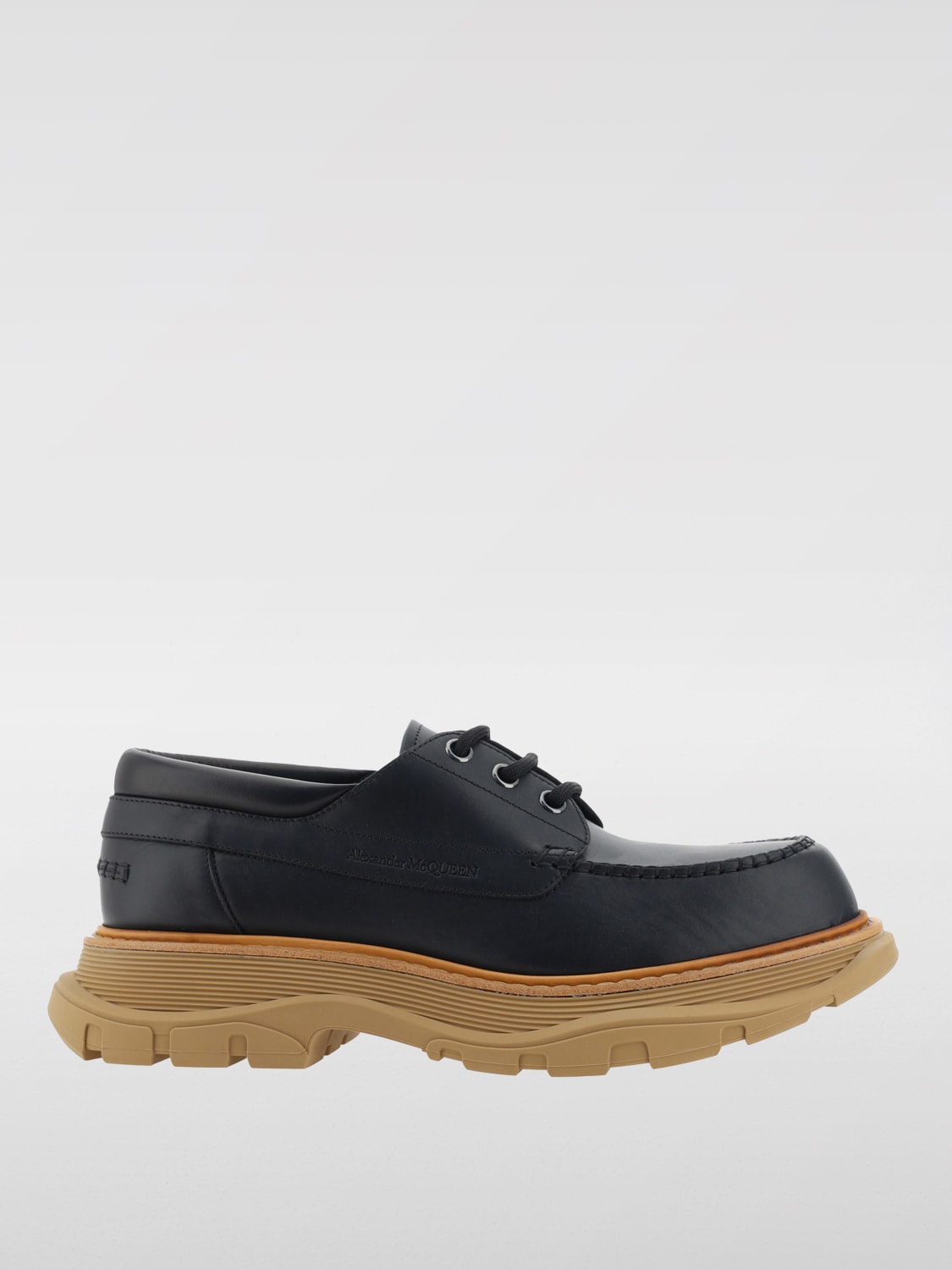 ALEXANDER MCQUEEN BROGUE SHOES: Sneakers men Alexander McQueen, Black - Img 1