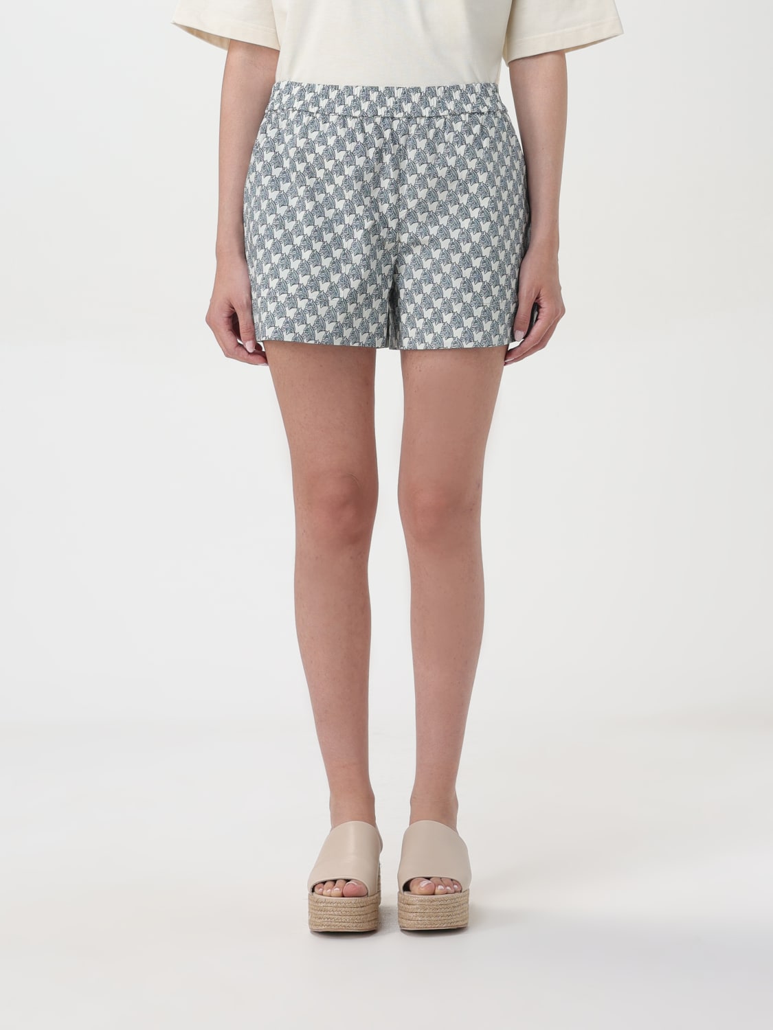 Giglio Pantaloncino di cotone a fantasia zebra Tory Burch
