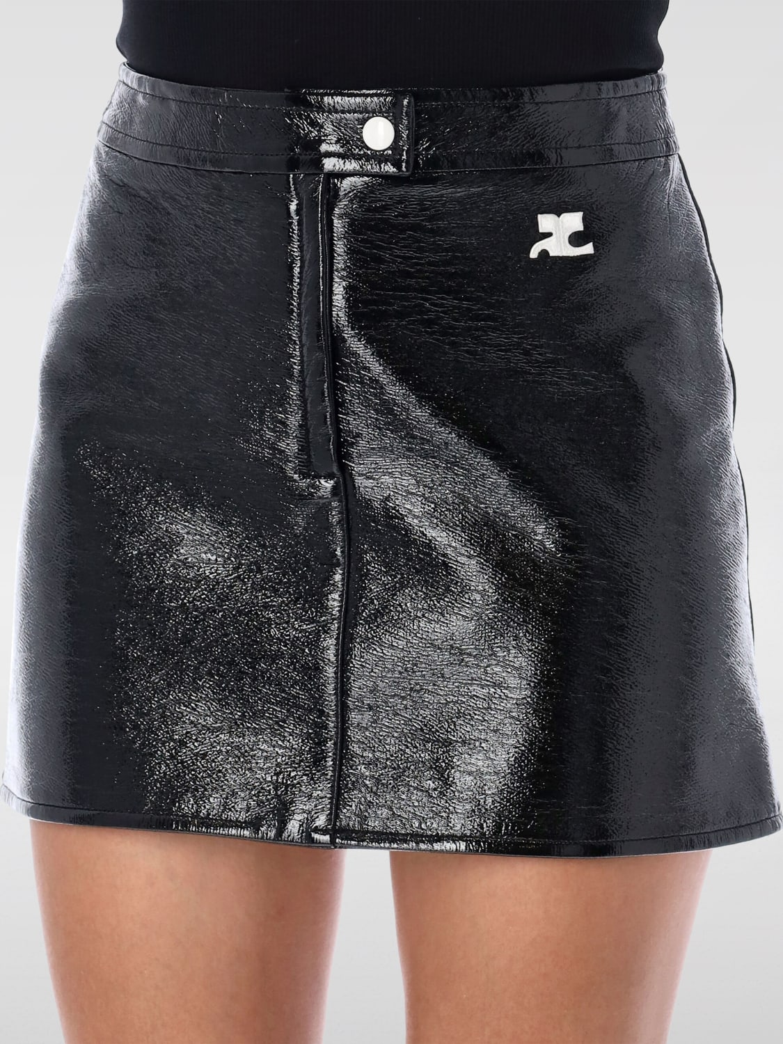 COURRÈGES: Skirt woman - Black | Courrèges skirt